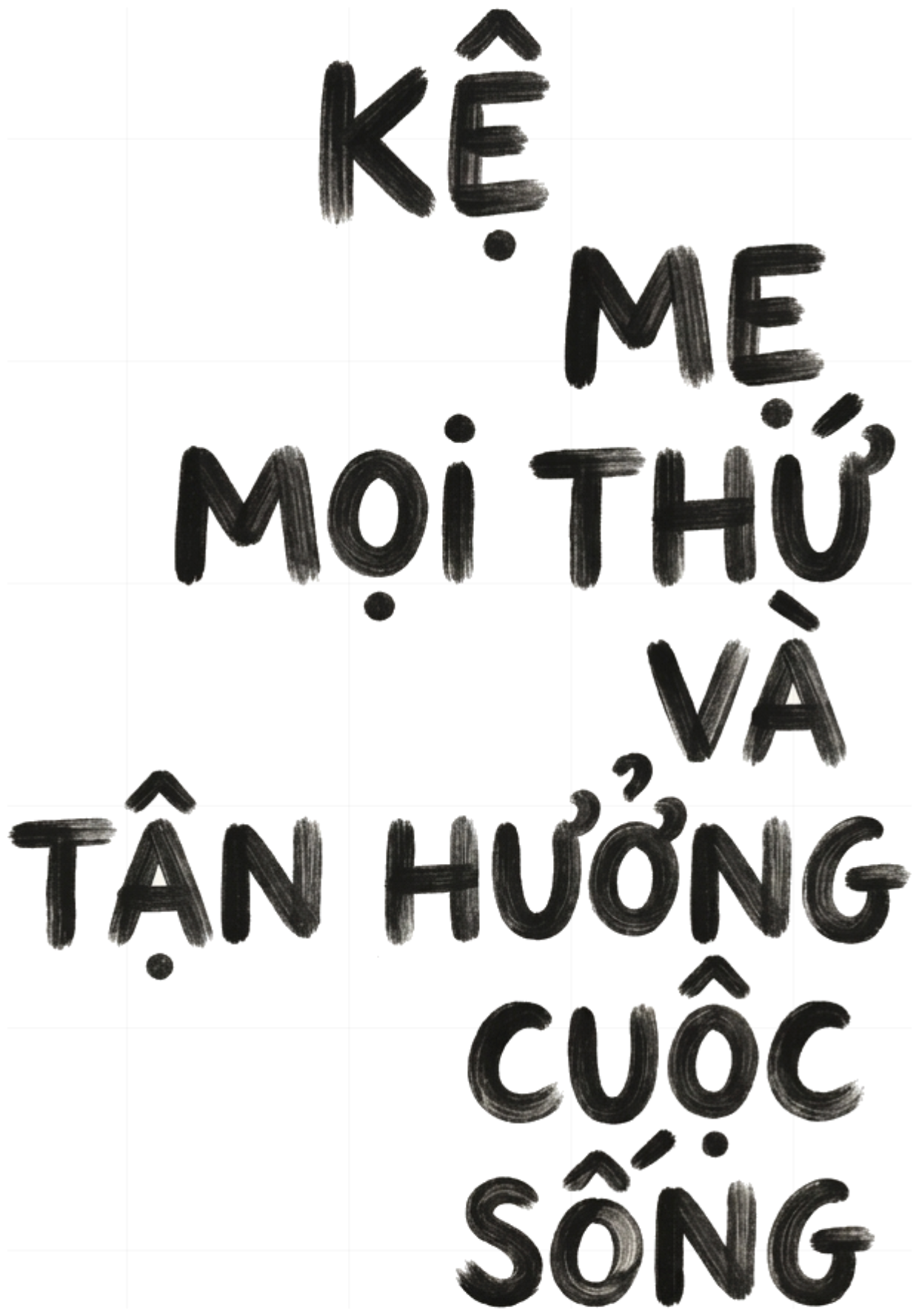 Áo Thun Tận Hưởng Cuộc Sống Unisex Form Rộng Minimalist Streetwear vietnam.yo - 161026-16-31-LYG