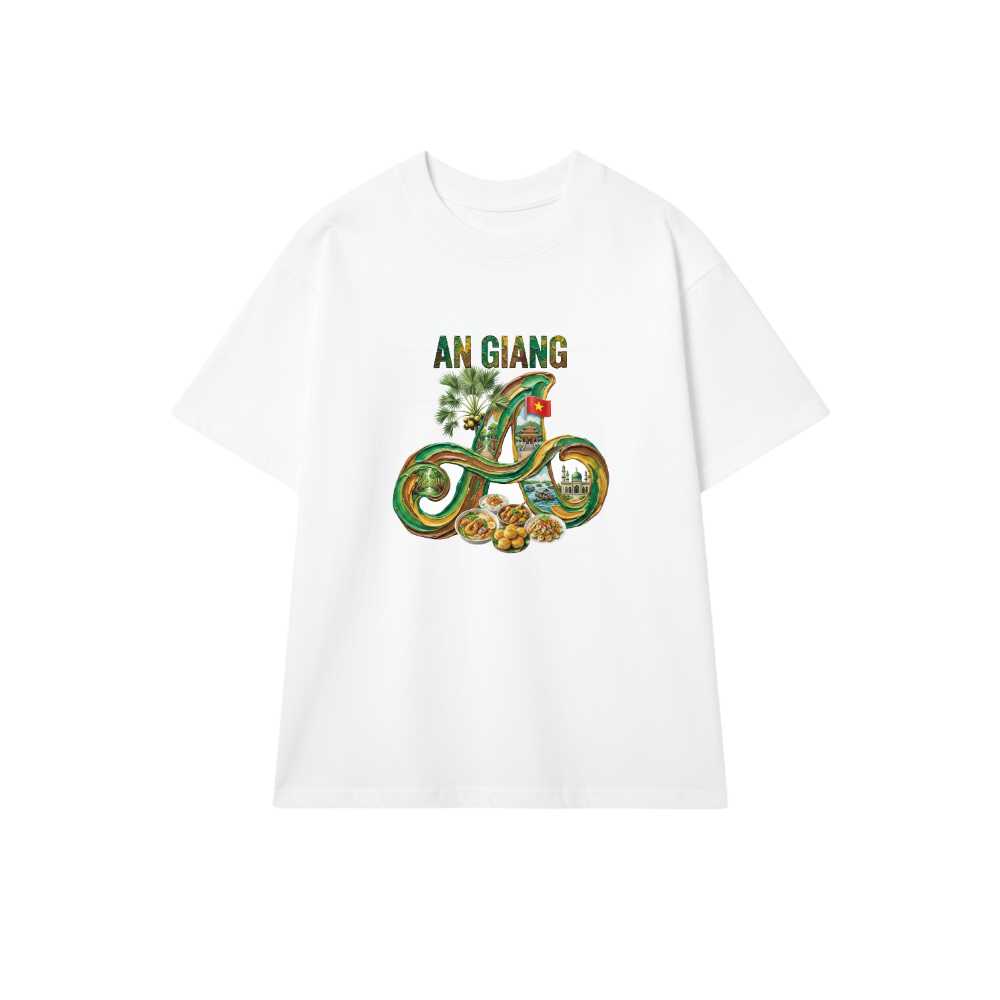 Áo Thun An Giang Slogan Design Cotton 100% Form Rộng Unisex - Áo Phông Local Brand Nghệ Thuật Cực Chất - 170426-14-40-TWD