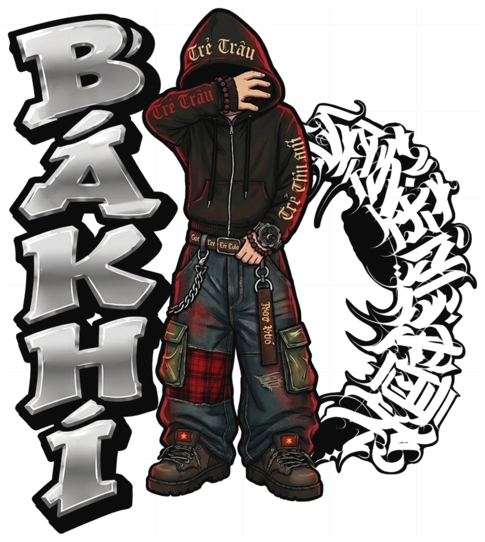 Áo Wash Bakhi Graphic Unisex Oversize Streetwear vietnam.yo - 170926-14-30-YJM