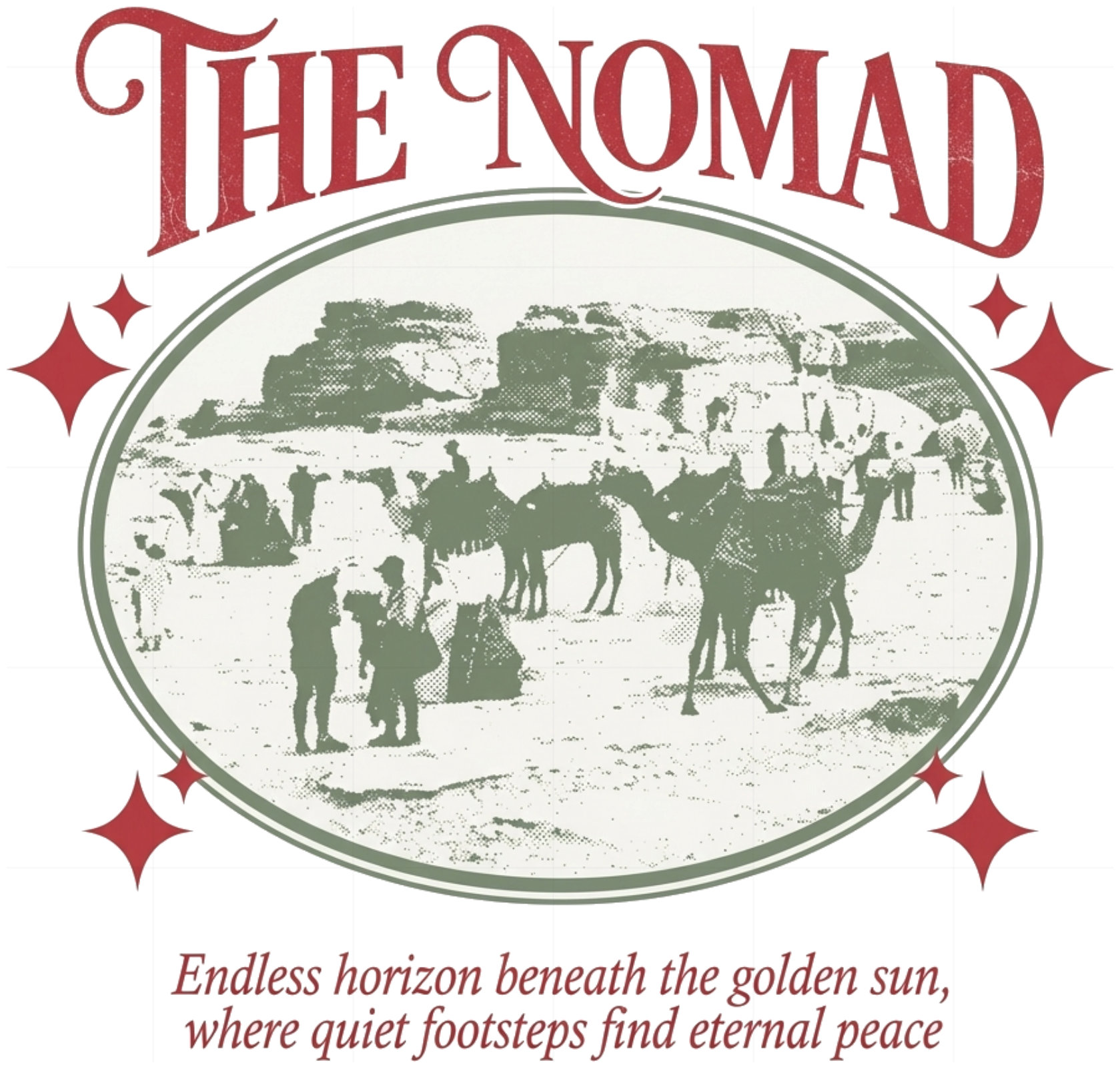 Áo Phông Unisex Form Boxy THE NOMAD Vintage Streetwear Cotton Co Giãn Thoáng Mát 171026-10-15-EIT
