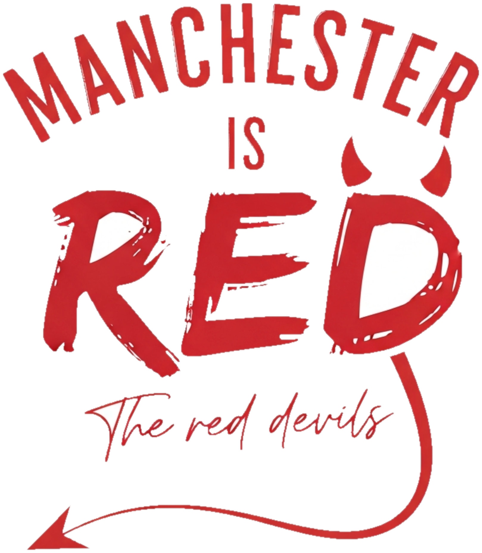 Áo Thun Trắng Manchester Is Red Phong Cách Streetwear - 180526-13-55-HWF