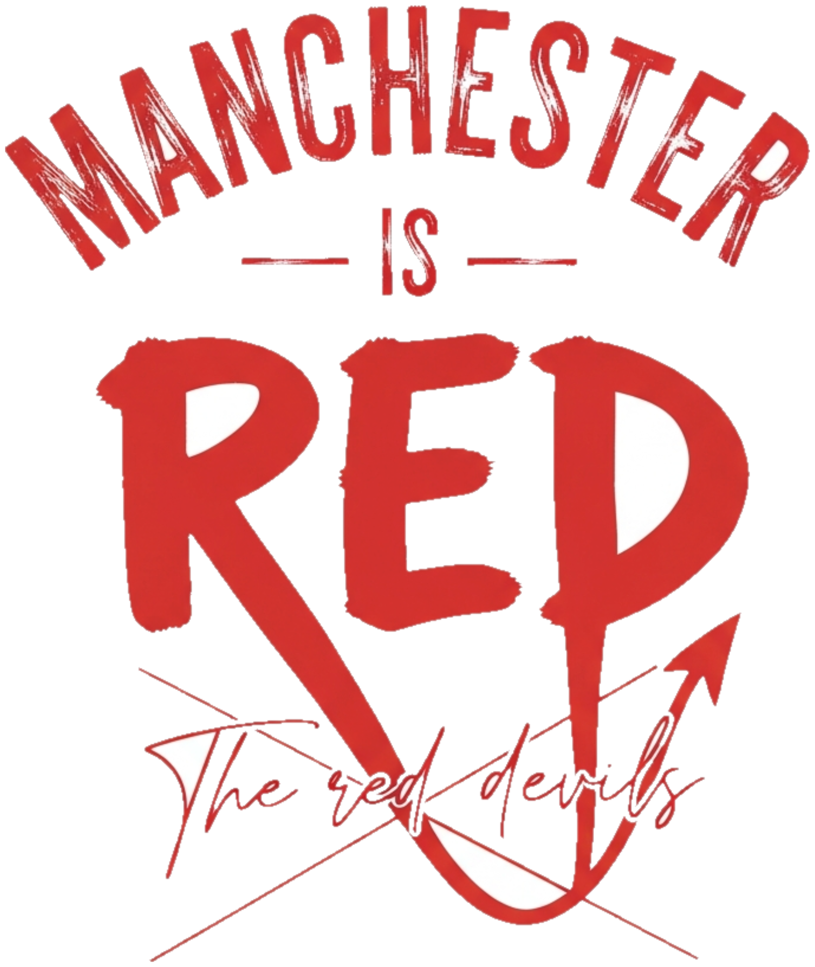 Áo Thun Trắng Manchester Is Red Streetwear - 180526-13-55-PKU