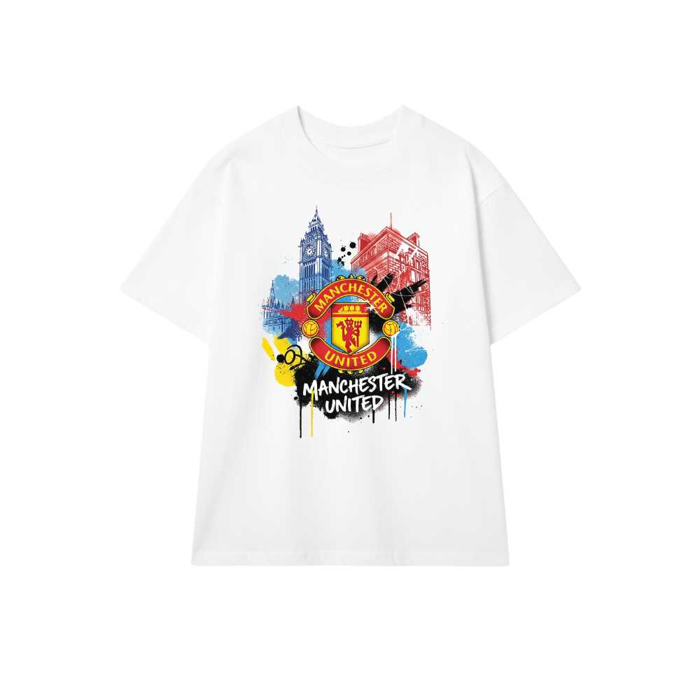 Áo Thun Trắng Manchester United Streetwear Design - 180526-17-21-YKD