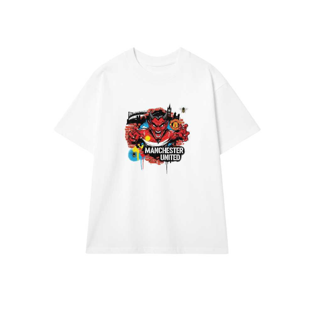 Áo Thun Manchester United MU Streetwear Design - Áo Phông Unisex Form Rộng Cotton 100% Cực Chất Cho Nam Nữ - 180526-17-29-PKF