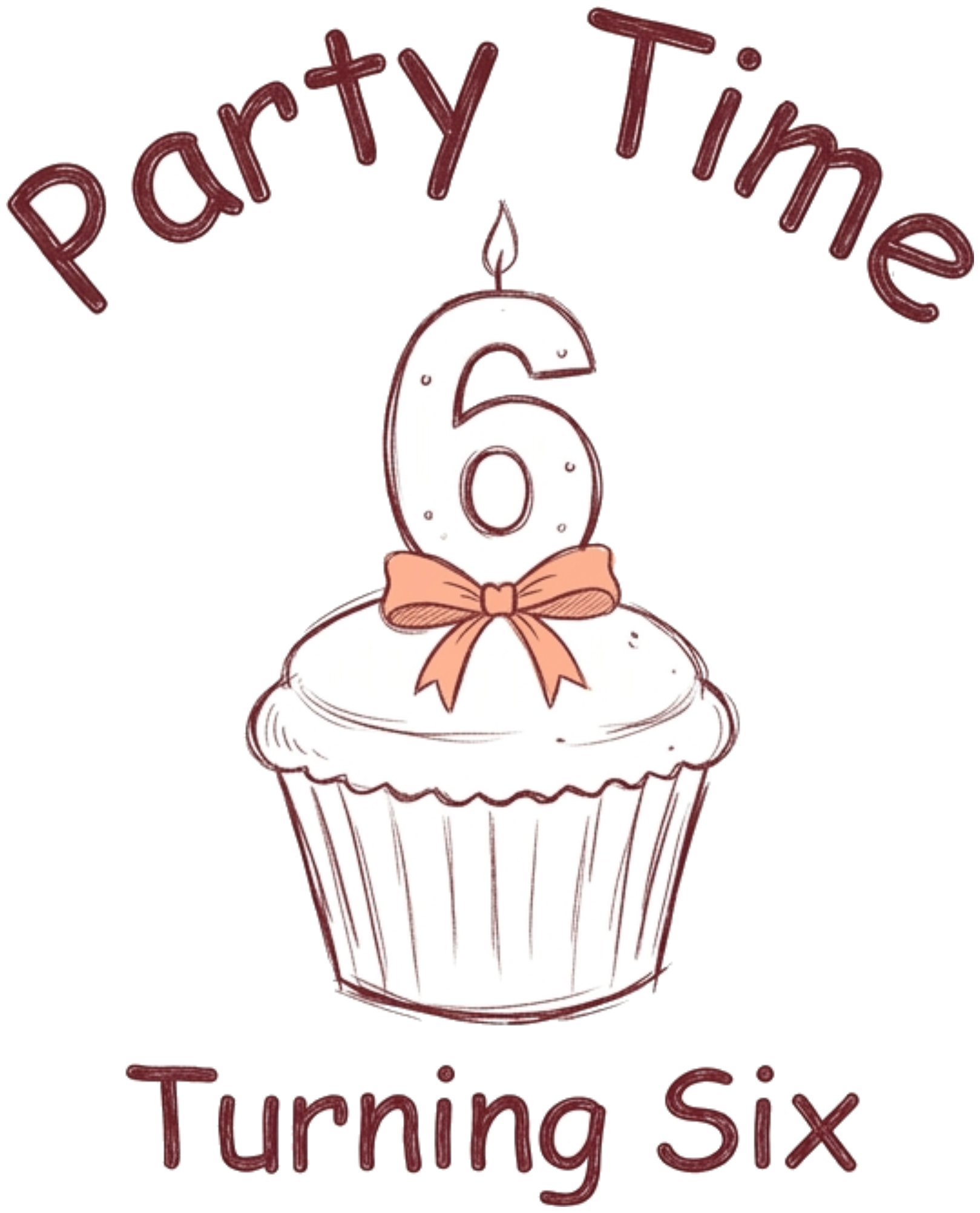 Áo thun sinh nhật 6 tuổi VNXK HAMCHOI Trắng cotton co giãn Turning Six Birthday Tee - 180726-09-09-JNJ