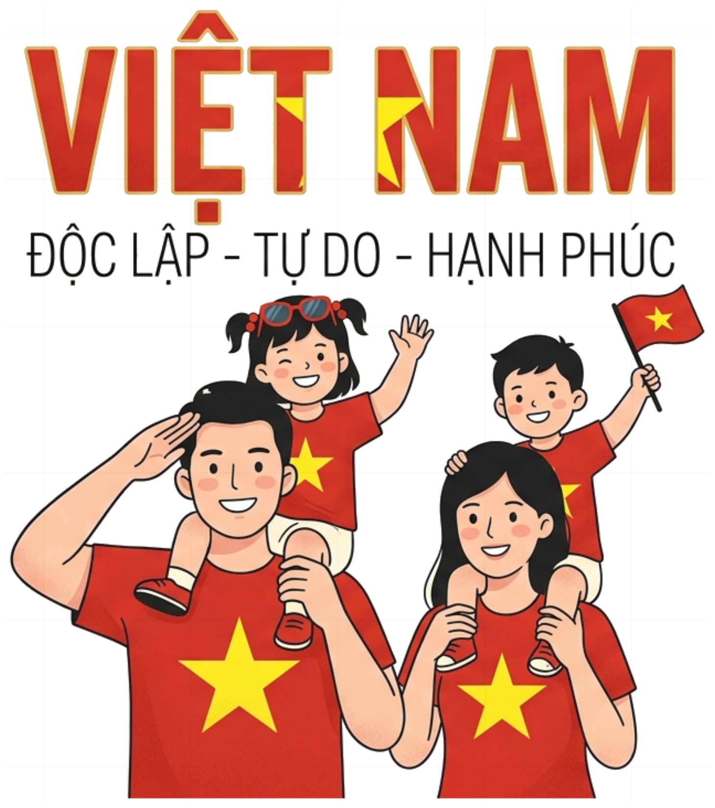 Áo Thun Việt Nam Độc Lập Tự Do Hạnh Phúc Form Rộng Cotton Co Giãn Local Brand 180826-15-14-VKV