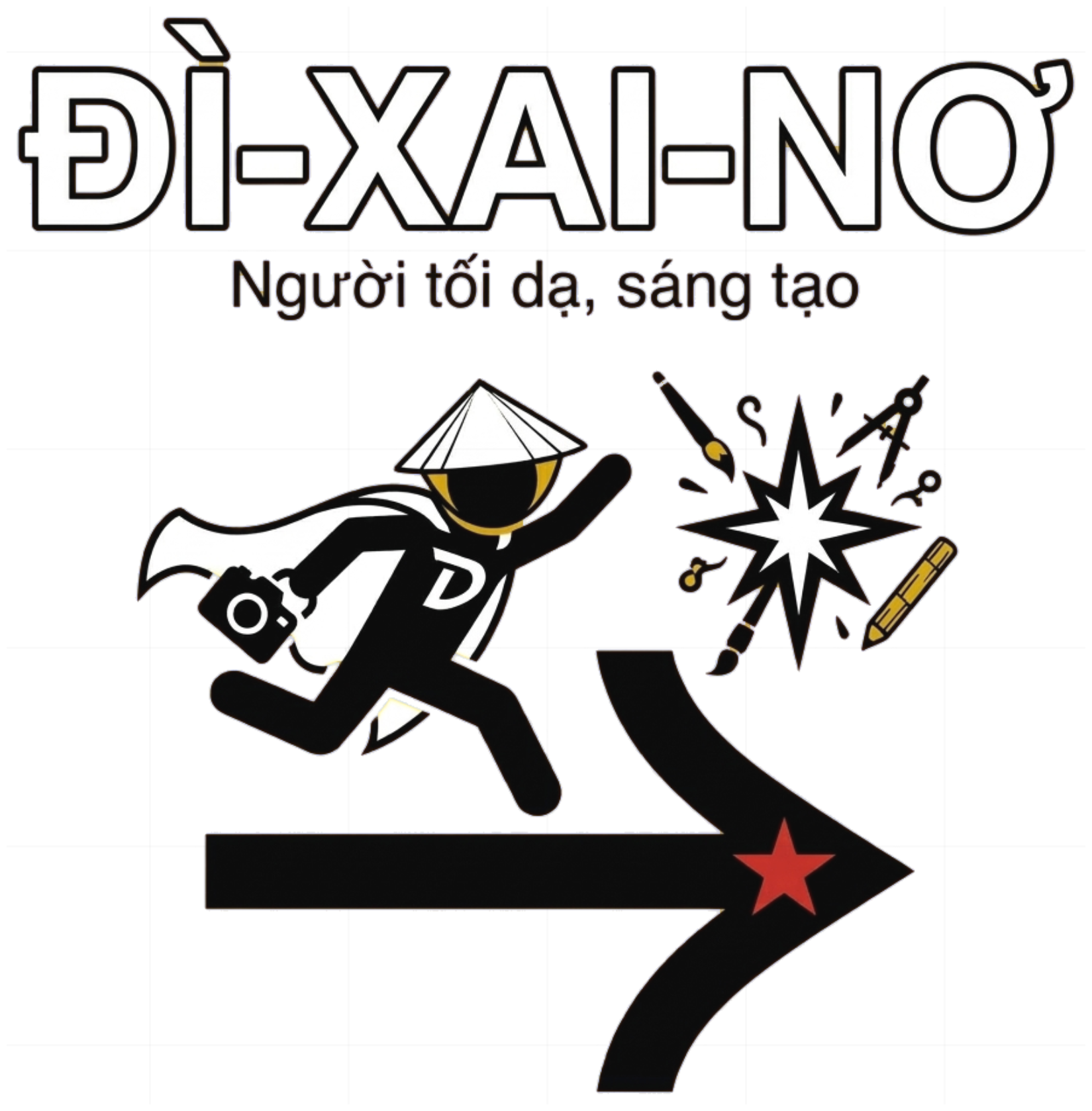 Áo Thun Đì Xai Nơ Nón Lá Unisex Form Rộng Streetwear Graphic Tee vietnam.yo - 180926-14-49-YJZ