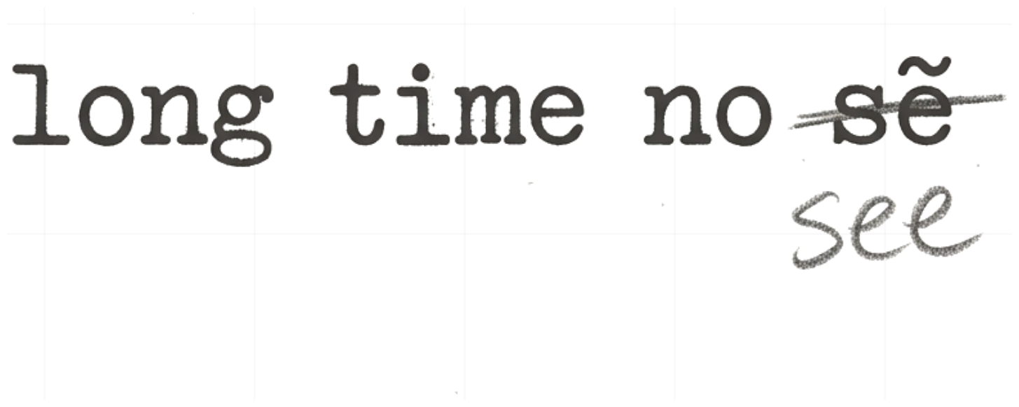 Áo Thun Long Time No See Wordplay Unisex Form Rộng Cotton Độc Lạ Minimalist Trendy - 180926-15-27-CDR