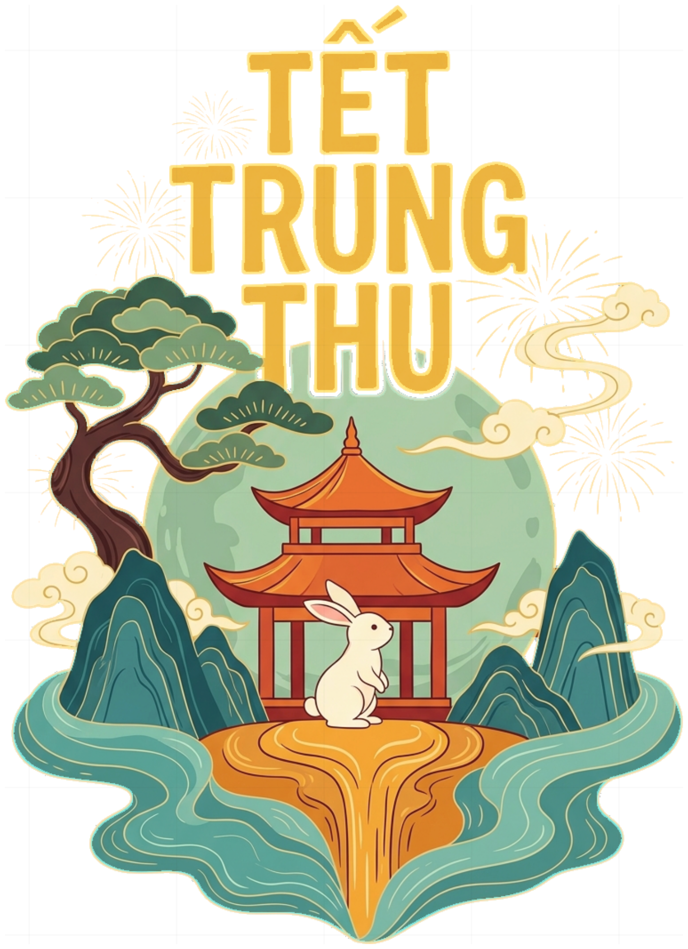 Áo Thun Tết Trung Thu Retro Việt Nam Form Rộng Cotton Cao Cấp Unisex Local Brand - 190826-13-53-QMM