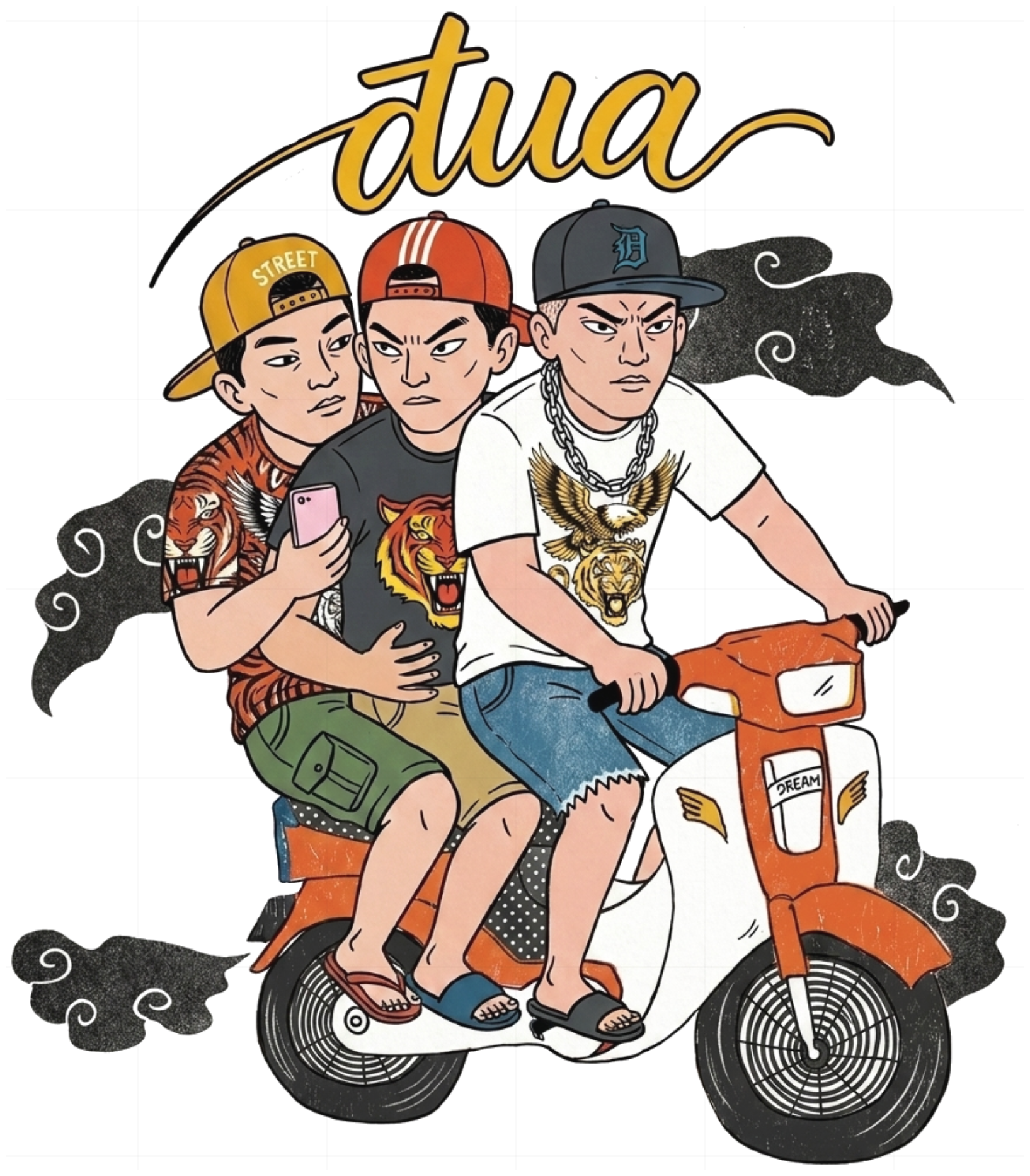 Áo Thun Đua Xe Dream Design Unisex Form Rộng Streetwear Cotton vietnam.yo - 190826-14-10-DKX