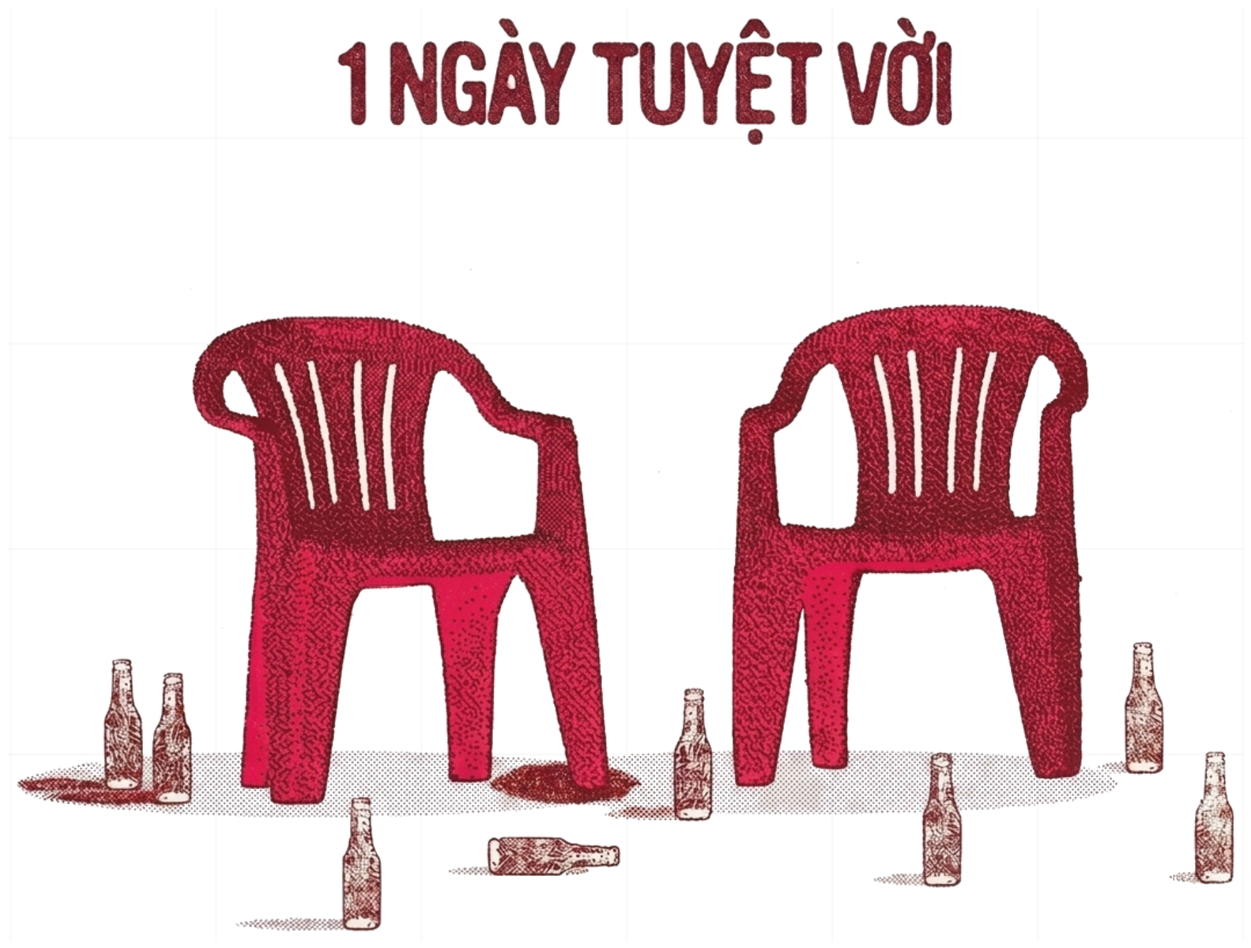 Áo Thun 1 Ngày Tuyệt Vời Ghế Đỏ Unisex Boxy Fit Vintage Retro vietnam.yo - 191026-14-50-OLG