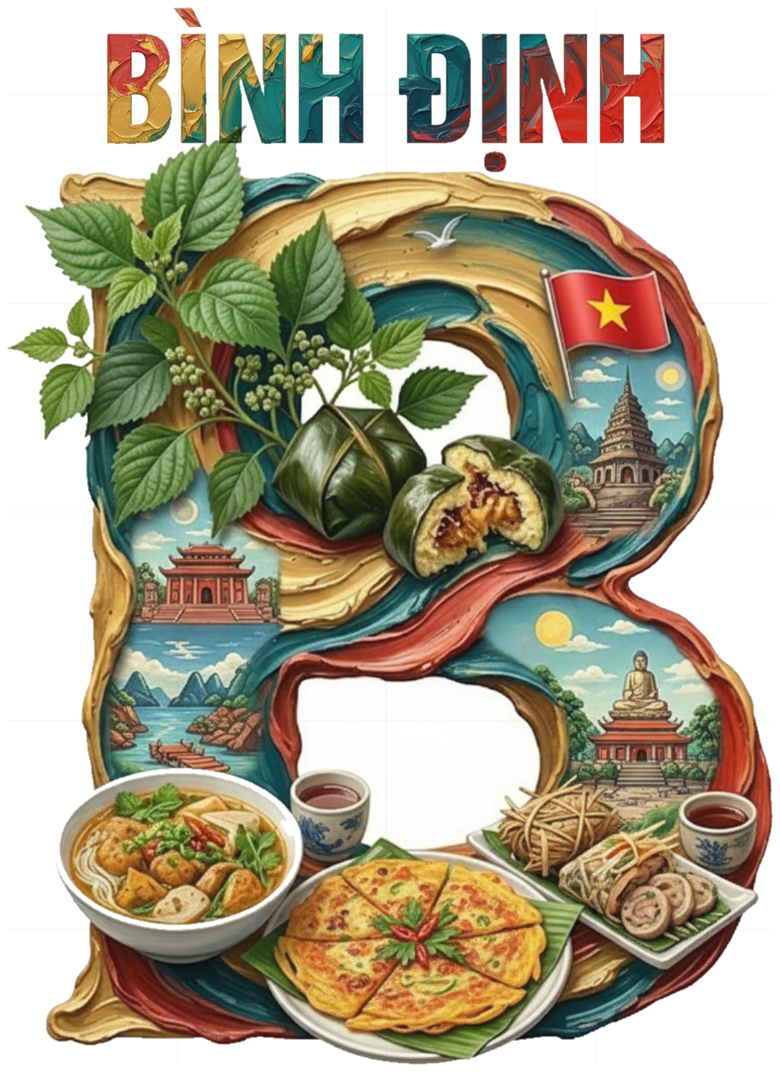 Áo Thun Bình Định Design Chữ B Nghệ Thuật - Phông Trắng Unisex Cotton Form Rộng Xu Hướng Du Lịch Kỳ Co Eo Gió - 200426-16-45-SIT