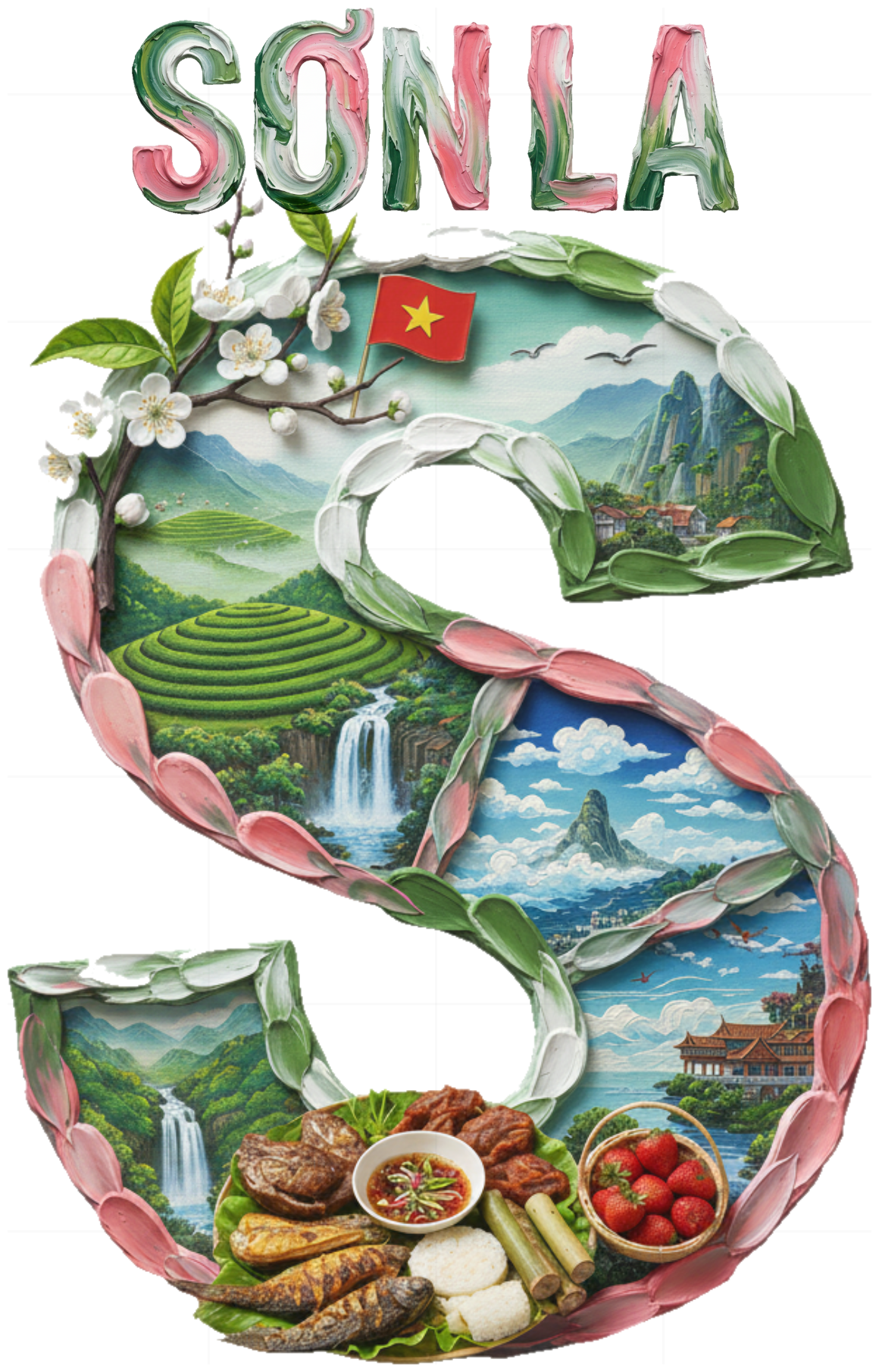 ÁO THUN UNISEX HỌA TIẾT SƠN LA TÂY BẮC CỰC CHẤT - FORM RỘNG COTTON CAO CẤP 200426-17-06-DTN