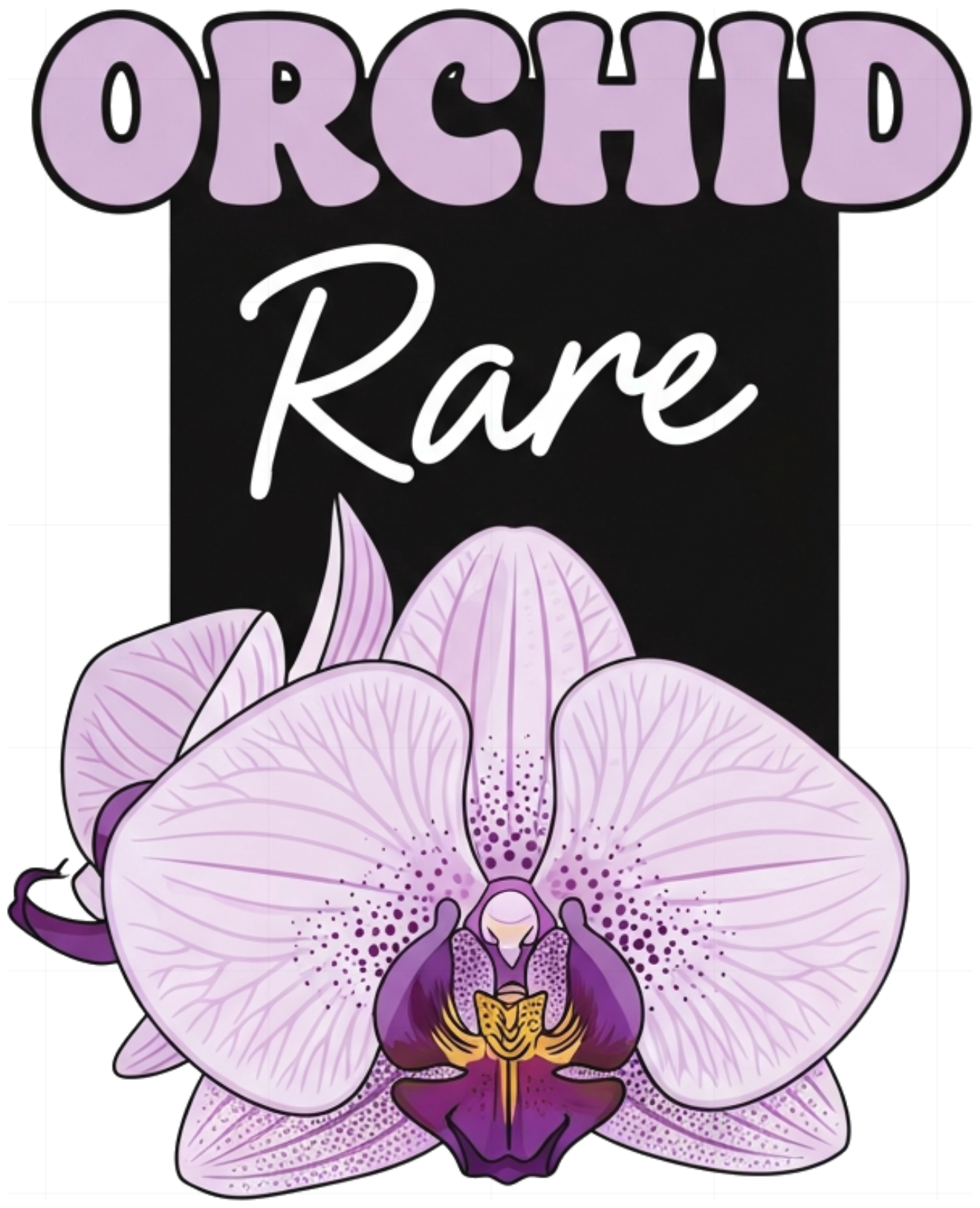 Áo Thun Trắng In Hình Hoa Lan Orchid Rare Cotton Co Giãn Form Rộng - 200626-15-14-MVQ