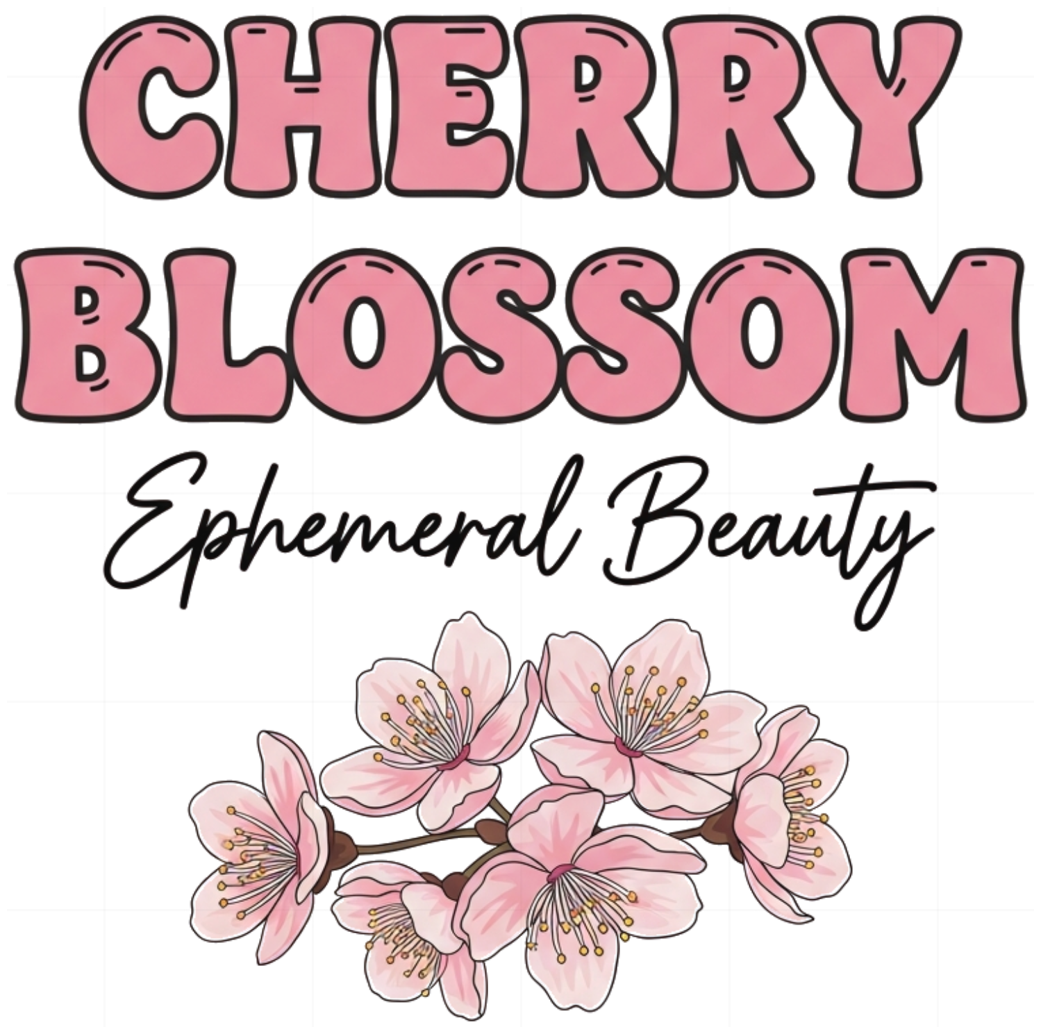 Áo Thun Cherry Blossom Hoa Anh Đào Unisex Form Rộng Cotton Cao Cấp - 200626-15-46-PRN
