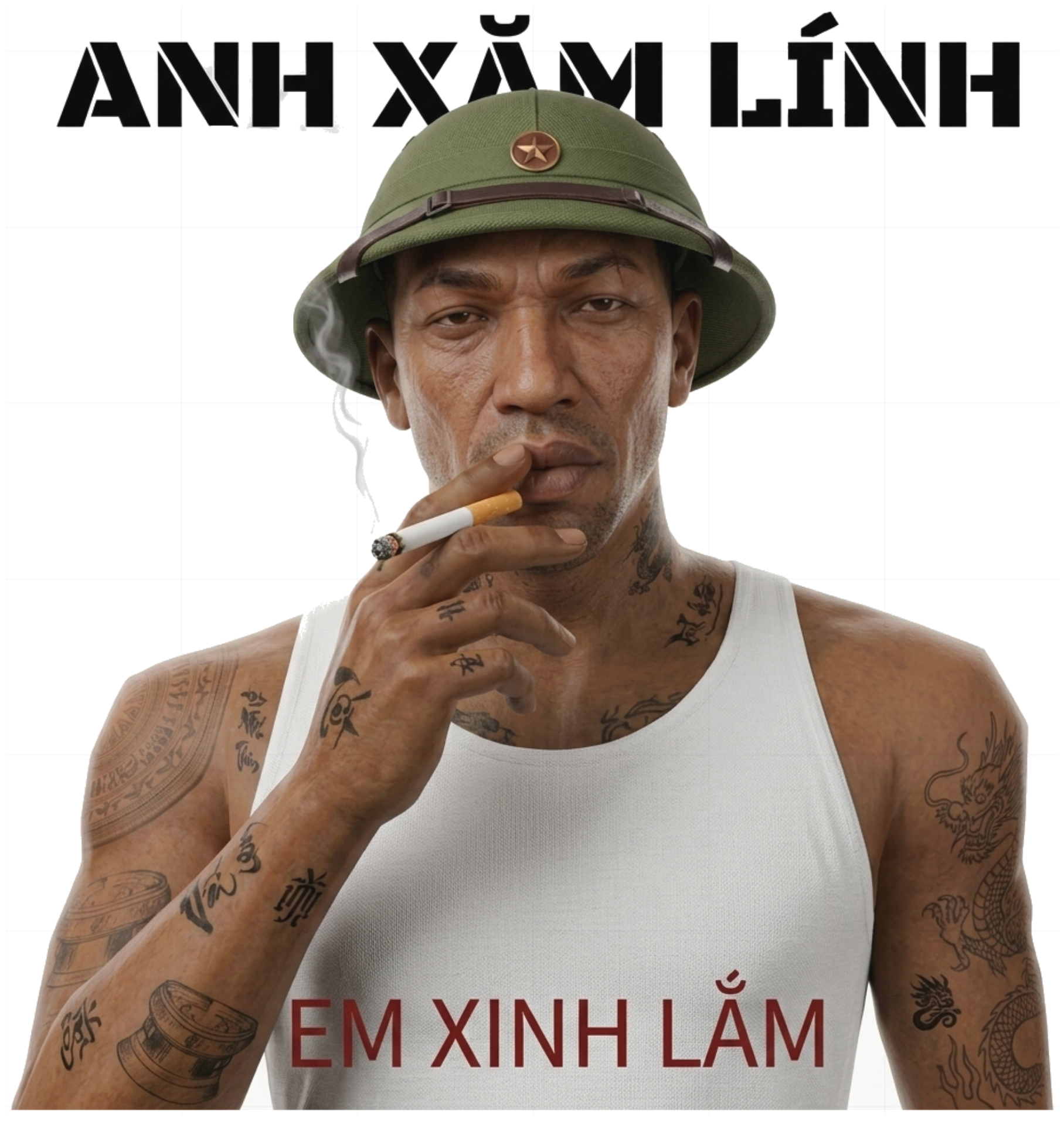 Áo Thun Anh Xăm Lính Em Xinh Lắm CJ Việt Nam Streetwear Độc Đáo Trendy vietnam.yo - 200826-16-01-WAD