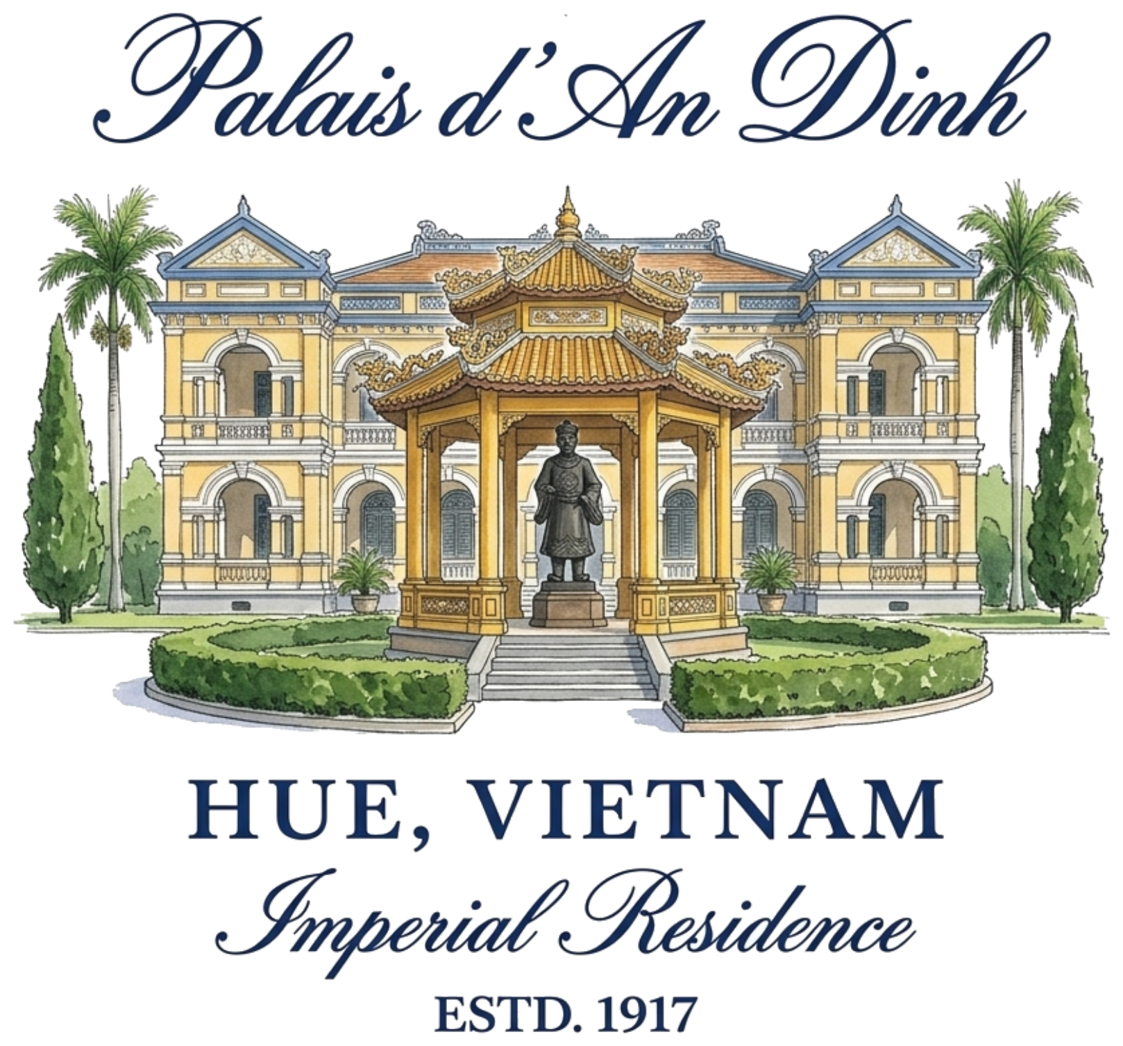 Áo Thun Cung An Định Huế Palais d'An Dinh Form Boxy Cotton Cao Cấp Streetwear Vintage - 201026-14-05-YKR