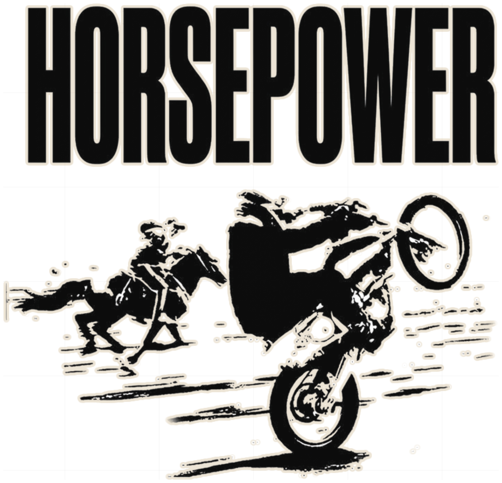 Áo Phông Tay Dài HORSEPOWER Đua Xe Motocross Streetwear Form Rộng Oversize Cotton Cao Cấp - 201026-15-10-VML