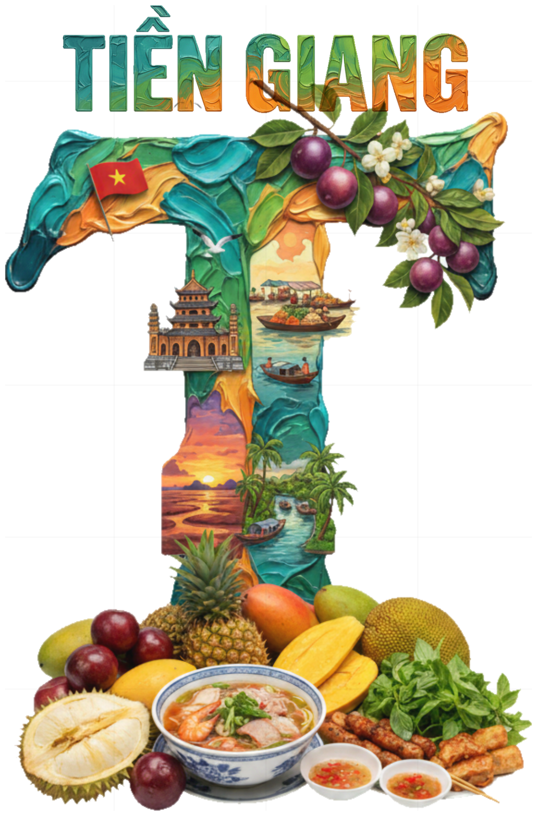 Áo Thun Unisex Form Rộng Tiền Giang Monolith T - Áo Phông Trắng Cotton Local Brand Design Du Lịch Mỹ Tho Cực Chất 210426-09-54-SOB