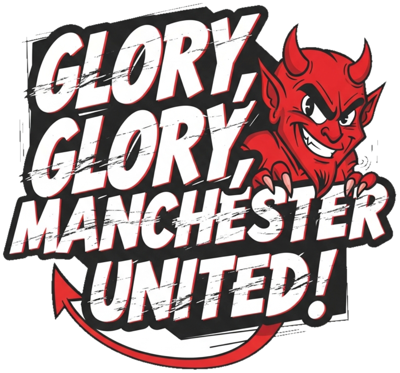 Áo Thun Manchester United Glory Glory MU Trắng Form Rộng Unisex Nam Nữ Phong Cách Y2K Cyber Ghetto Typography Cực Chất - 210526-08-16-FVY