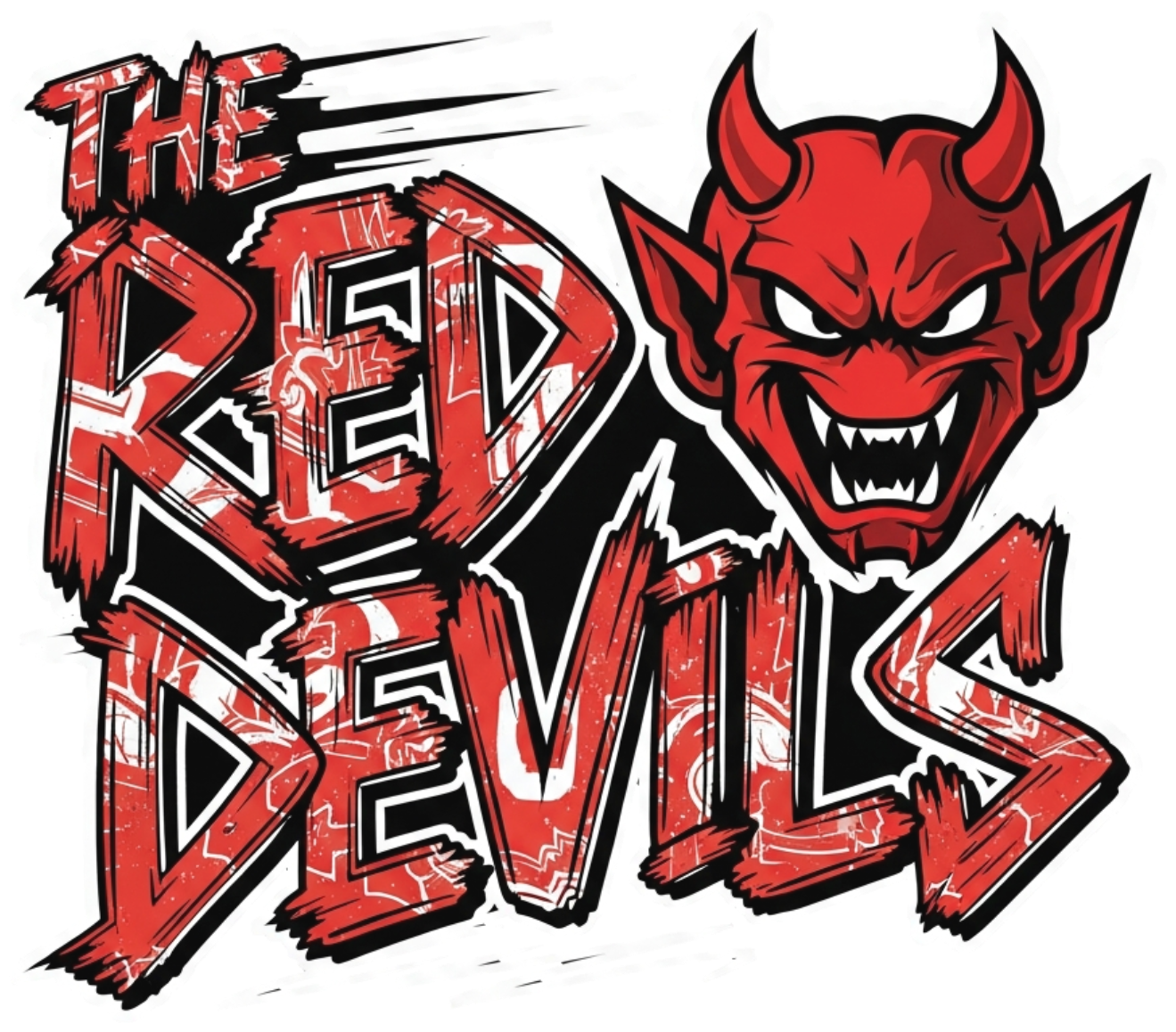 Áo Thun Manchester United "The Red Devils" Unisex - Áo Phông MU Cotton Form Rộng Style Road Rage Cực Chất 210526-08-46-VMM