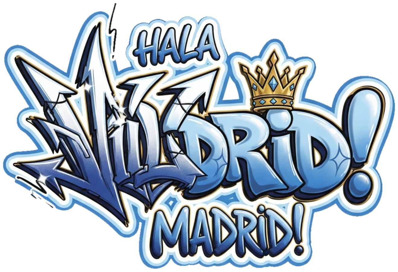 Áo Thun Unisex Form Rộng Hala Madrid Graffiti Cực Chất - Cotton 100% Cao Cấp 210526-09-41-CUM