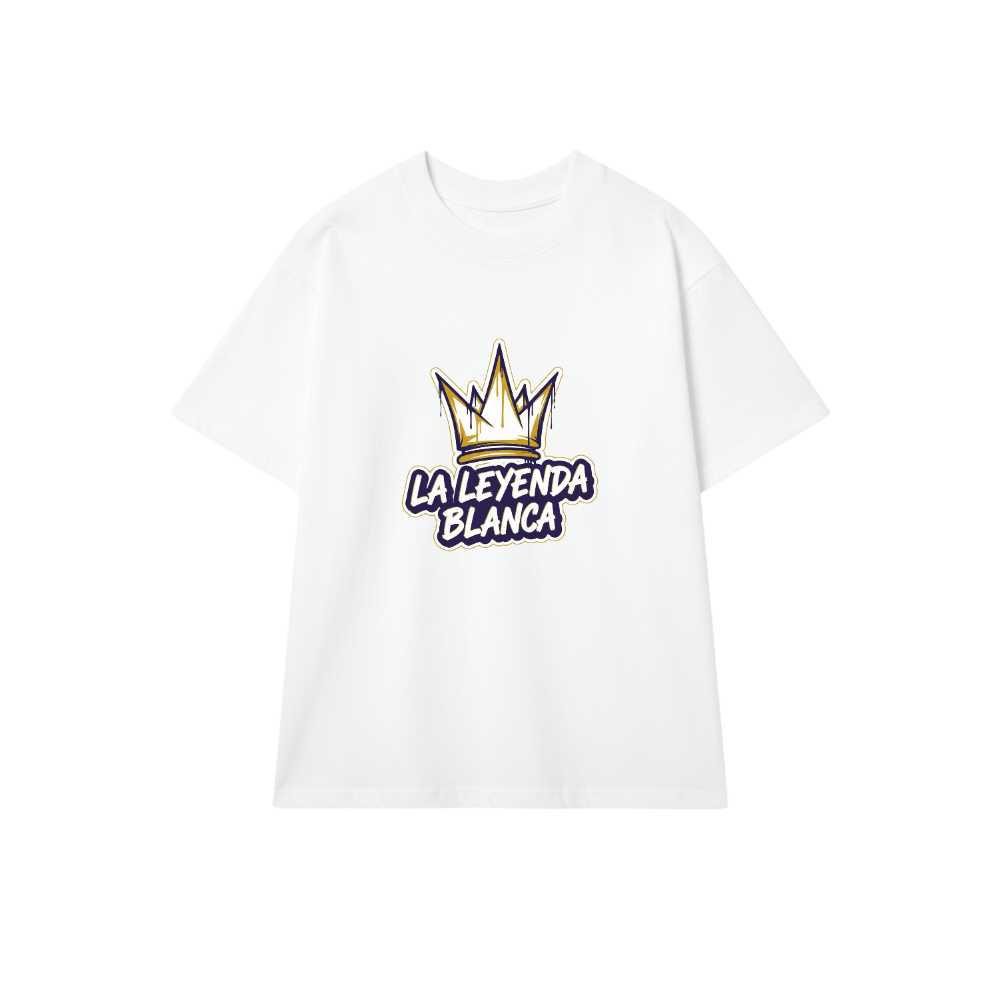 Áo Thun Unisex Real Madrid "La Leyenda Blanca" Graffiti Style - Áo Phông Nam Nữ Form Rộng Cotton Streetwear Cực Chất 210526-09-57-NAO