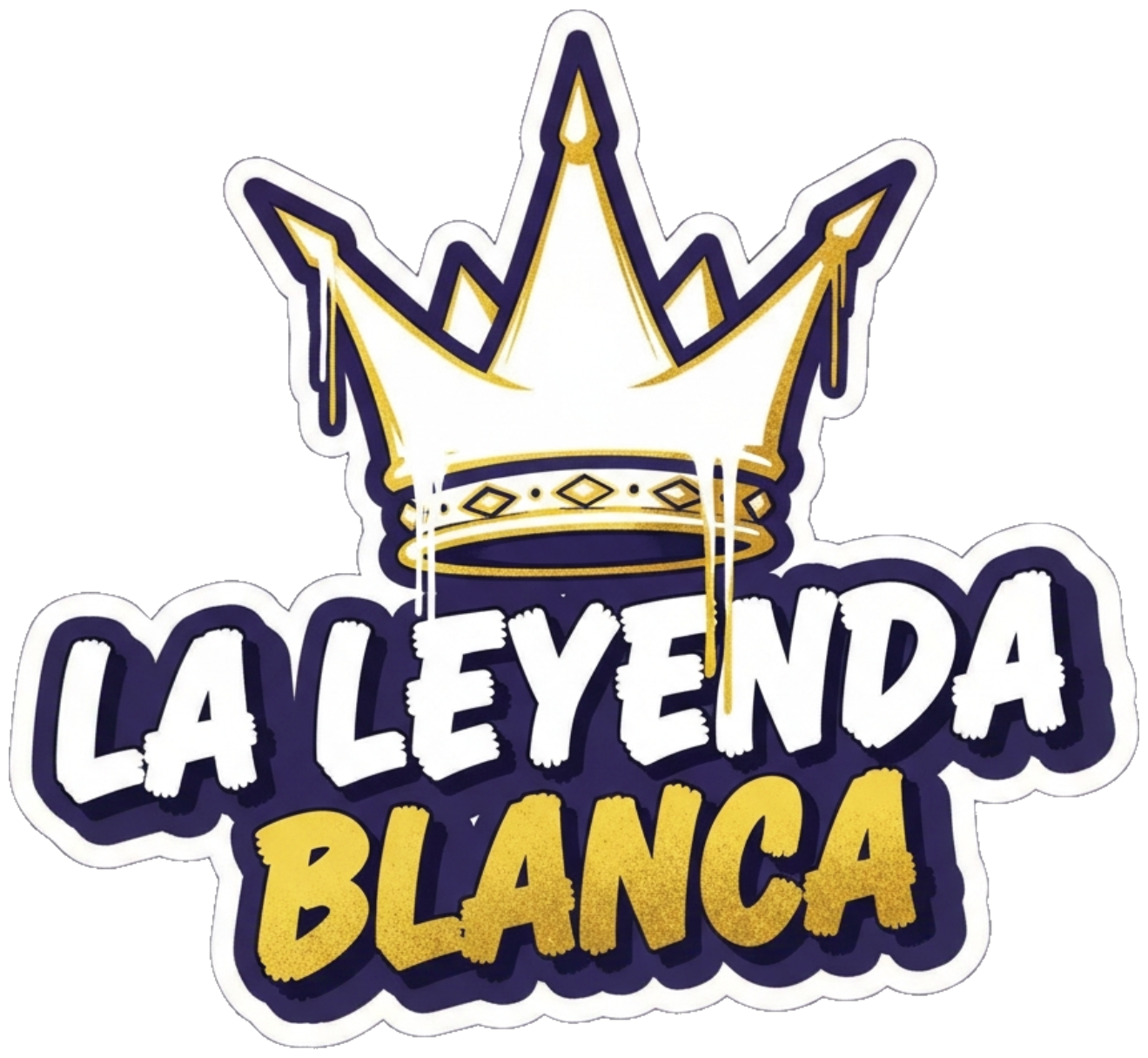 Áo Thun Real Madrid La Leyenda Blanca - Áo Phông Nam Nữ Form Rộng Cotton 100% Streetwear Graffiti Crown Cực Chất - 210526-09-57-THR