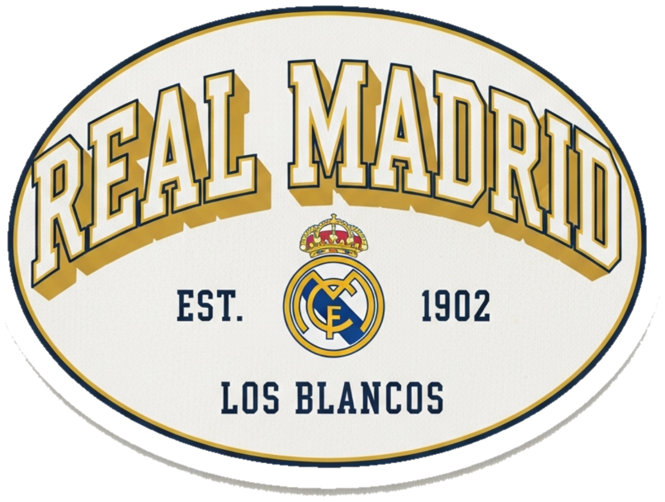 Áo Thun Real Madrid Vintage Unisex Form Rộng Cotton 100% - Áo Phông Football Club Los Blancos Streetwear Cực Chất Đi Chơi Du Lịch - 210526-10-45-KWE