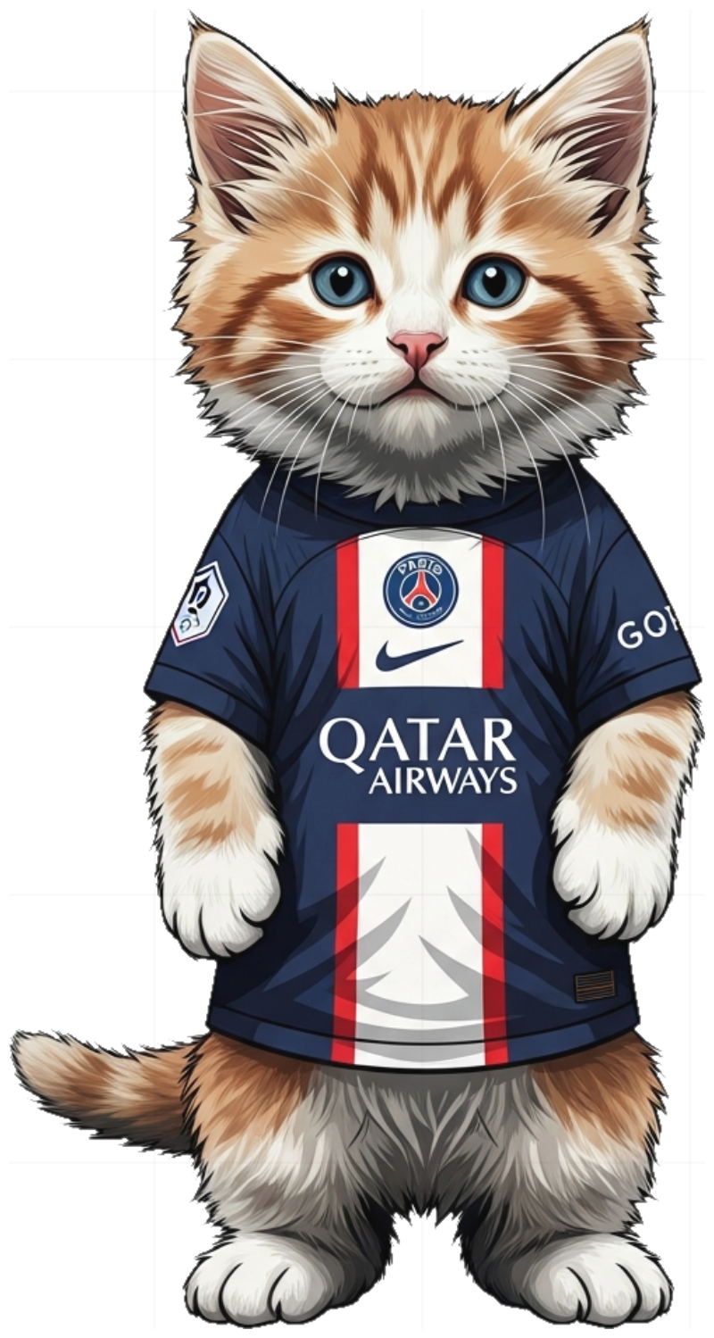 Áo Thun Unisex Cotton Trắng Form Rộng Hình Mèo Con Mặc Áo PSG Đỉnh Chóp - Slogan Design Streetwear Cá Tính 210526-14-50-KLL