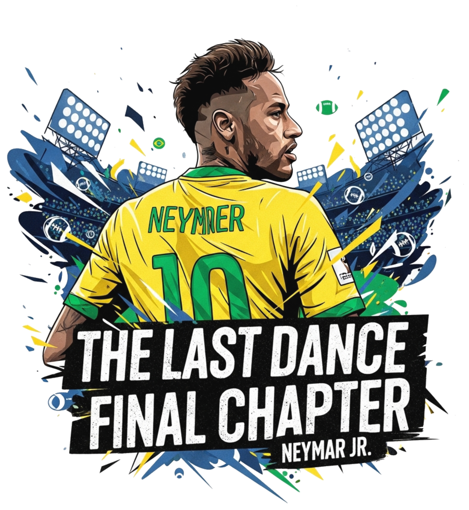 Áo Thun Trắng Neymar World Cup Cuối Cùng - Design - 210526-17-12-TGH