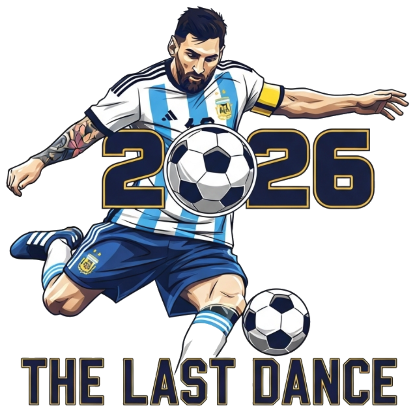 Áo Thun Unisex Lionel Messi World Cup 2026 