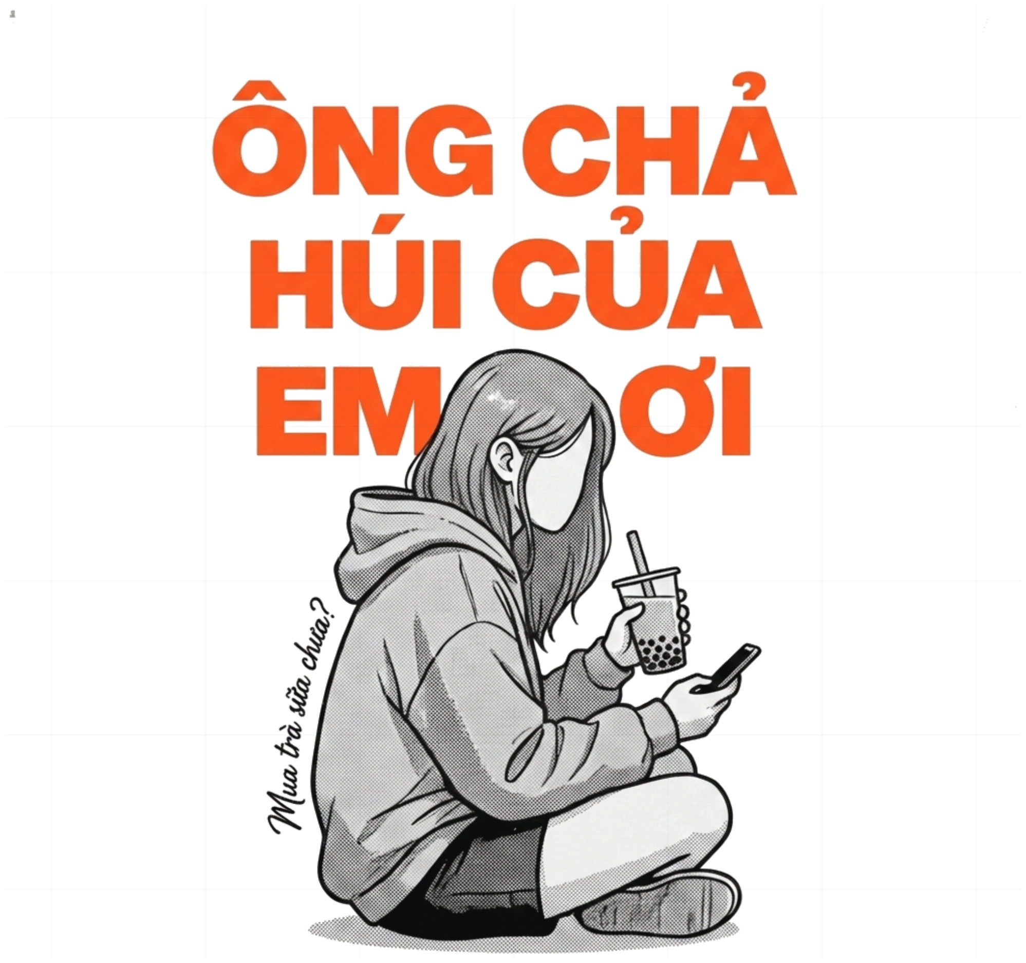 Áo thun Ông Chả Húi Của Em Unisex Form rộng Cotton in hình Manga Bubble Tea cực chất - 210726-15-10-CVO