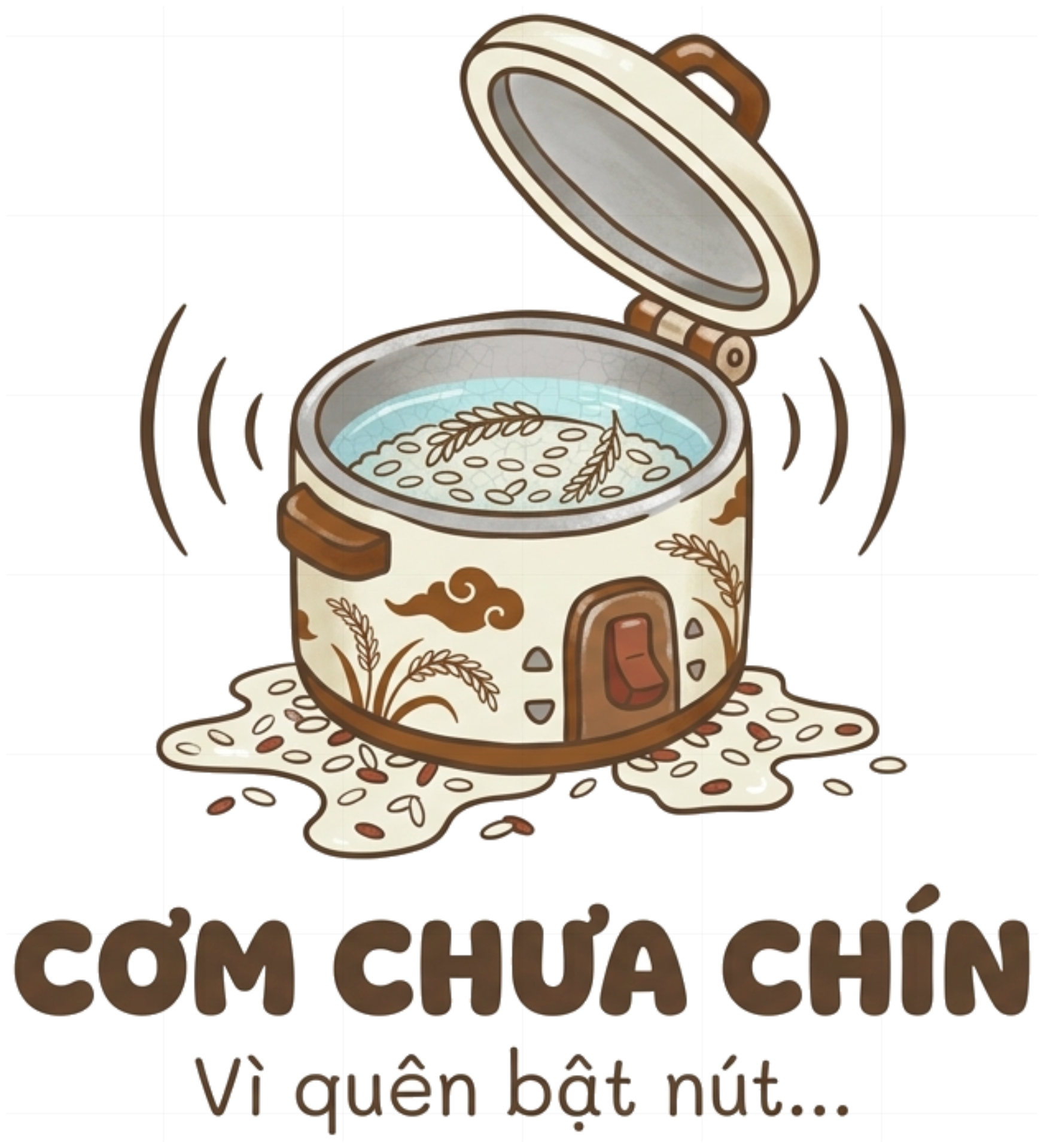 Áo Thun Cơm Chưa Chín Vì Quên Bật Nút Form Rộng Unisex Cotton Streetwear vietnam.yo - 210826-14-24-ZVW