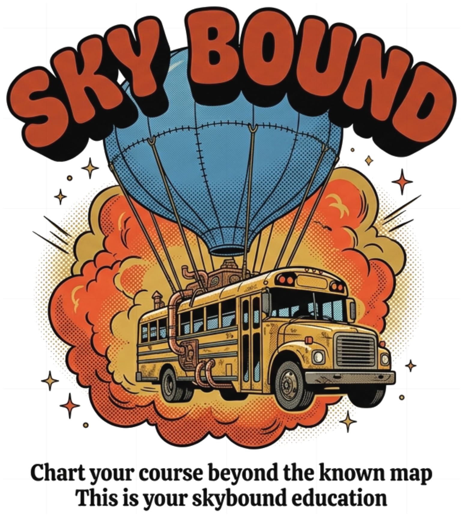 Áo Thun Unisex Sky Bound Phong Cách Retro Sci-Fi Adventure Áo Phông Cotton Streetwear Cực Chất - 210826-18-43-XQV