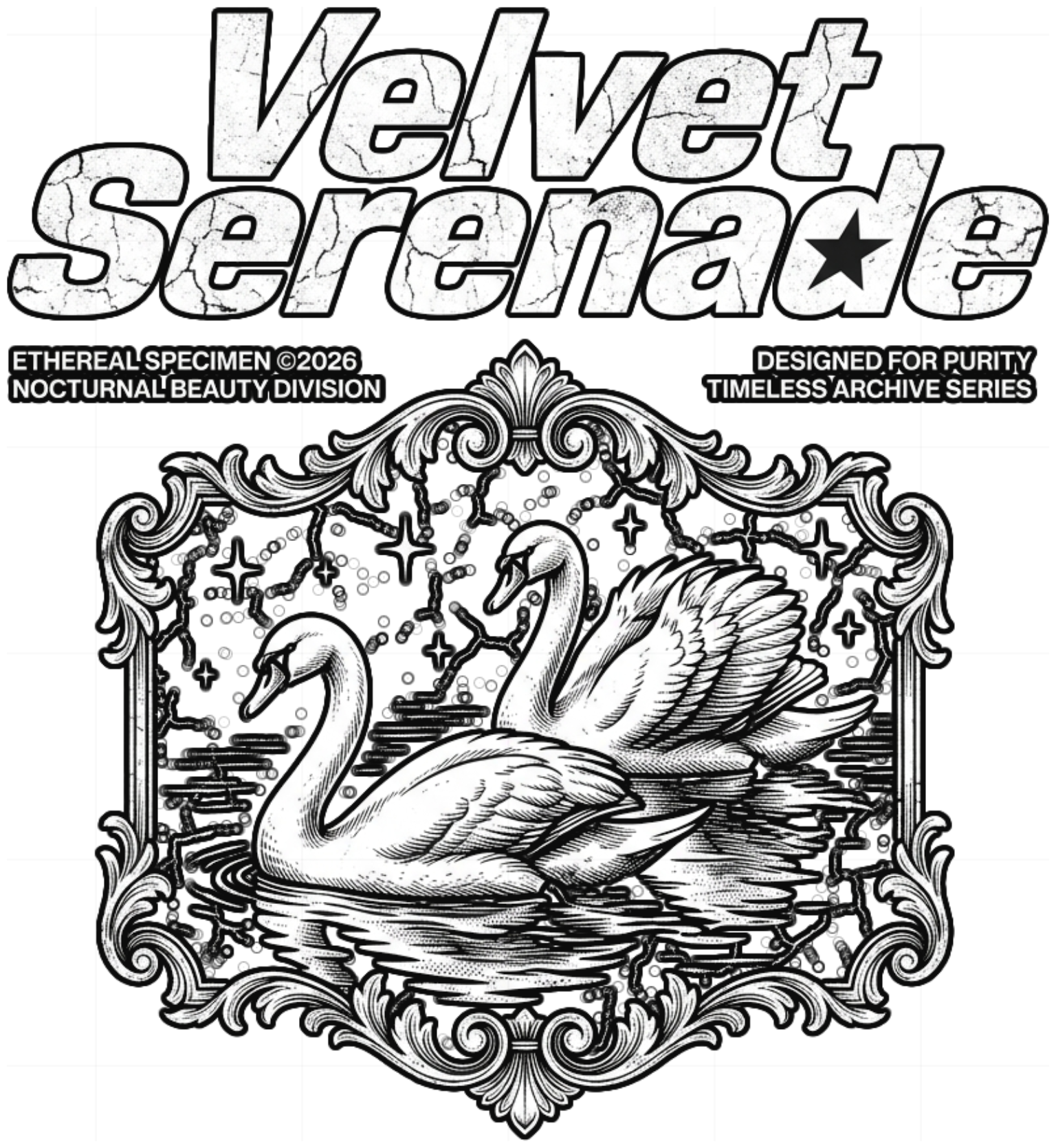 Áo Thun Velvet Serenade Streetwear Form Boxy Cotton Y2K Vintage Graphic - 210826-20-18-GIX
