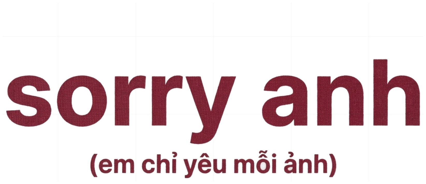 Áo Thun Tay Dài Sorry Anh Unisex Form Rộng Minimalist Trendy vietnam.yo - 210926-16-12-LKK