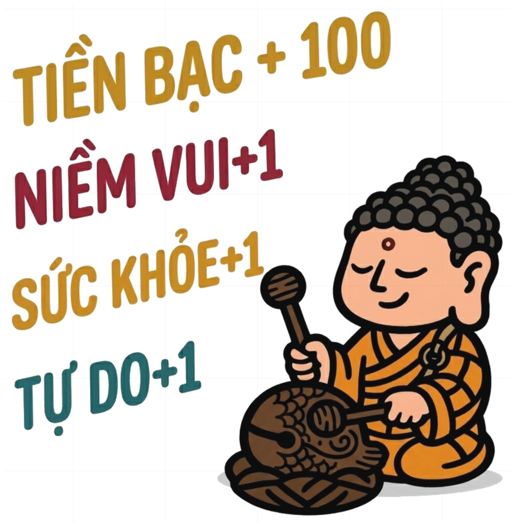 Áo Thun Tay Dài Phật Cười Doodle Slogan Unisex Form Rộng Streetwear vietnam.yo - 210926-16-37-OZH