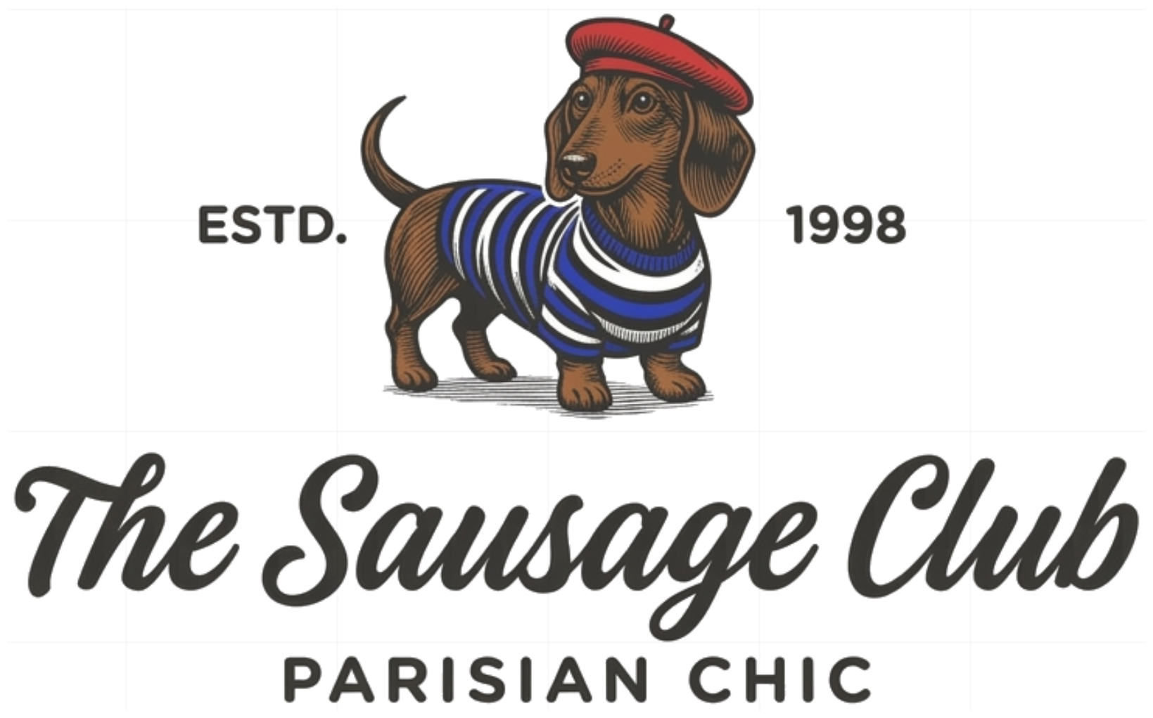 Áo Phông Tay Dài The Sausage Club Vintage Parisian Chic Form Rộng Cotton Unisex Hot Trend - 211026-09-00-QQX