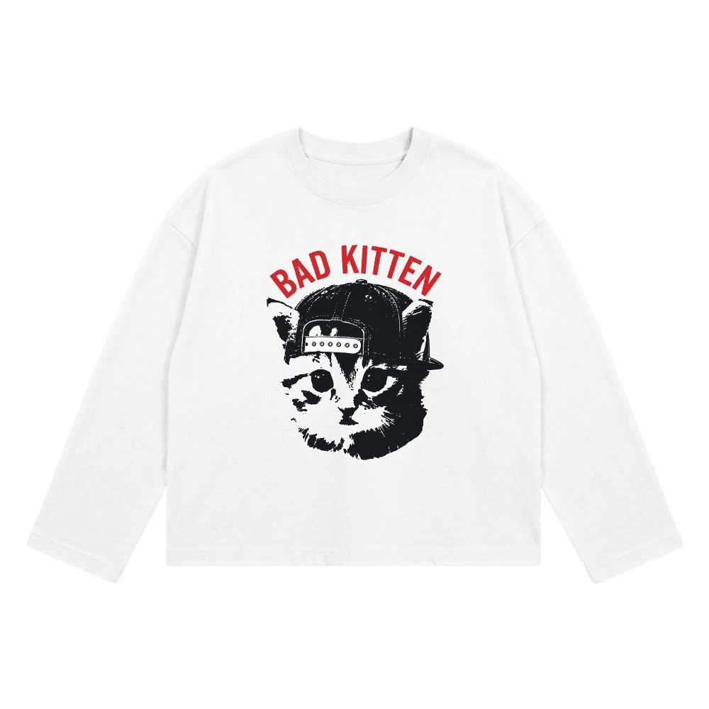 Áo phông Boxy Bad Kitten Streetwear Unisex Cotton Cao Cấp Y2K Local Brand - 211026-09-25-YPV