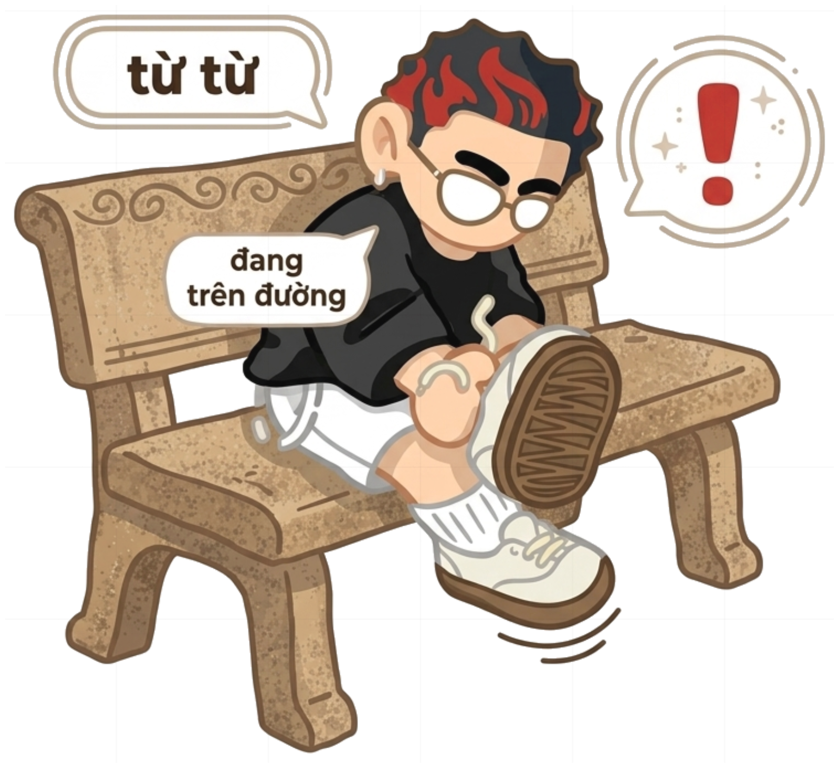 Áo Thun Chibi Tie Shoes Unisex Form Rộng Streetwear Graphic Tee vietnam.yo - 211026-10-22-NBB