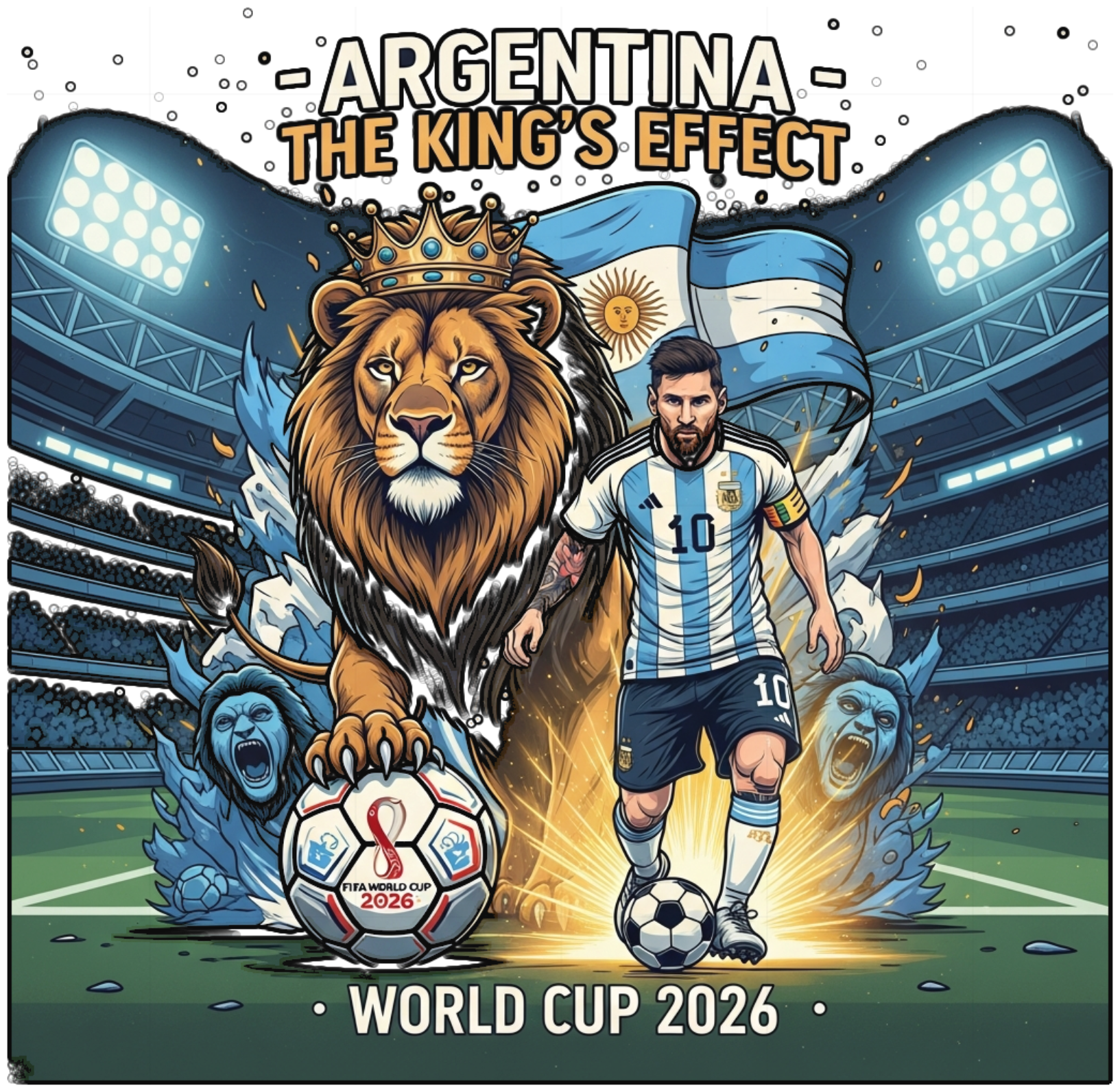 Áo Thun Đen Design Argentina Messi World Cup 2026 - 220526-14-12-IEU