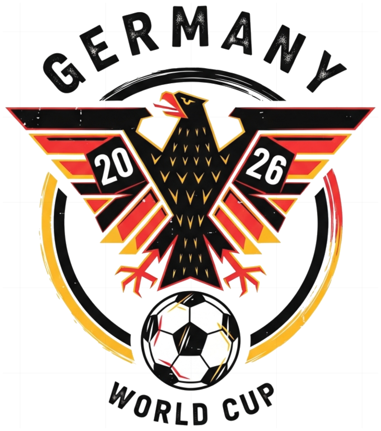 Áo Thun Trắng Unisex Form Rộng Đội Tuyển Đức World Cup 2026 - Slogan Design Fashion Streetwear Cực Chất - 220526-15-53-VBZ