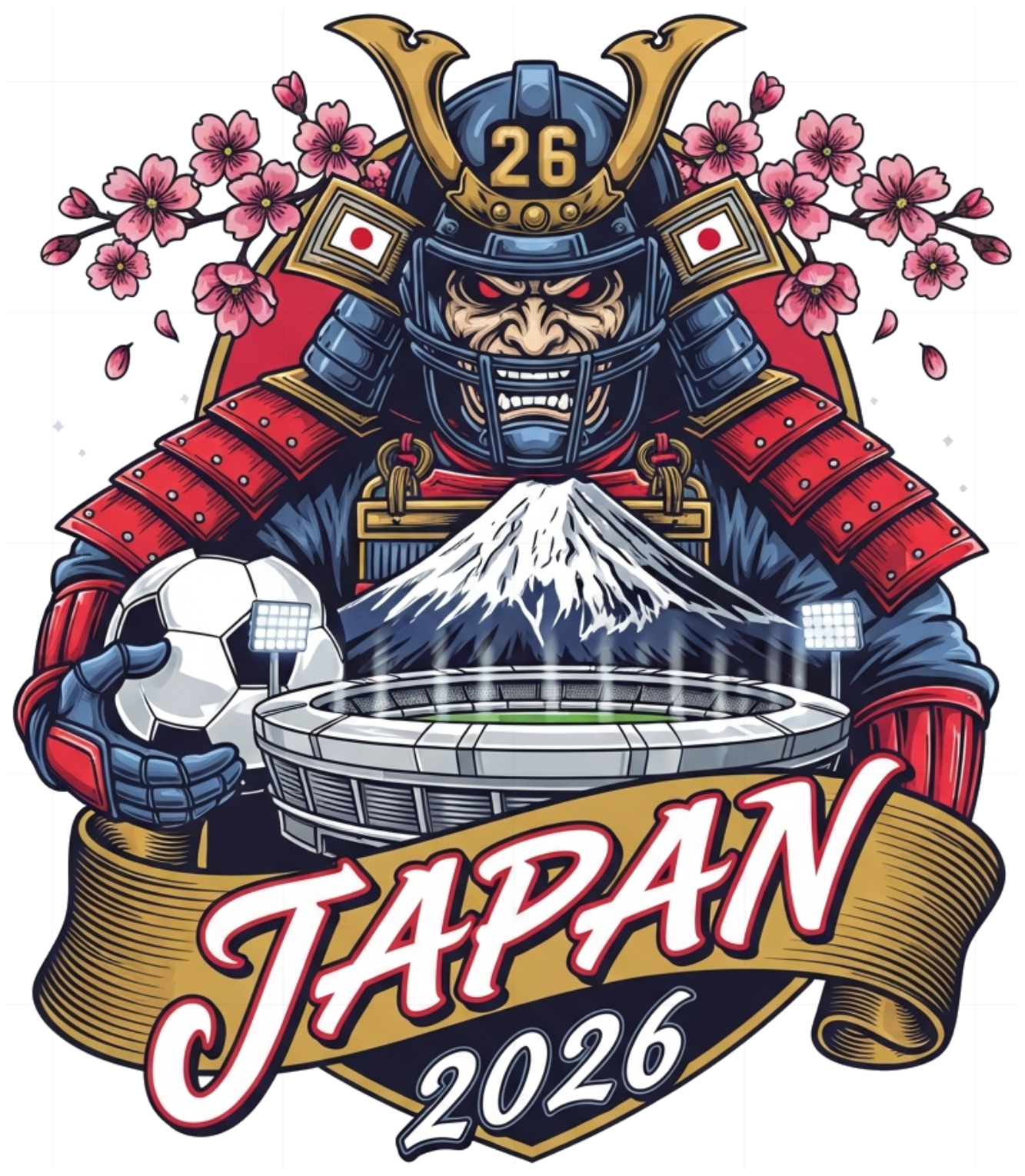 Áo Thun Unisex Form Rộng Đội Tuyển Nhật Bản World Cup 2026 Slogan Design Cotton 100% Streetstyle Cực Chất - 220526-15-58-BVF