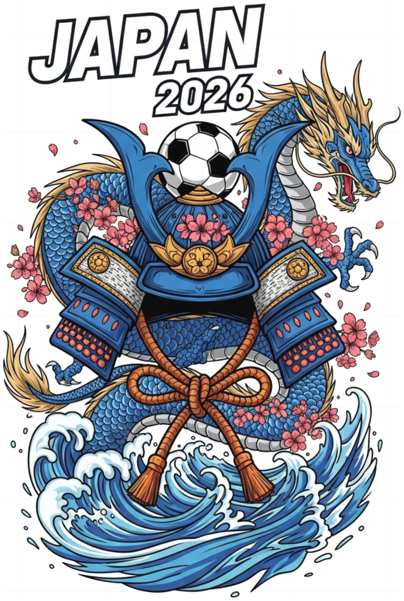 Áo Thun Unisex Form Rộng Đội Tuyển Nhật Bản World Cup 2026 - Áo Phông Trắng Cotton 100% Co Giãn Trend Streetwear Đi Chơi Du Lịch Cực Chất - Design 220526-15-58-GZS