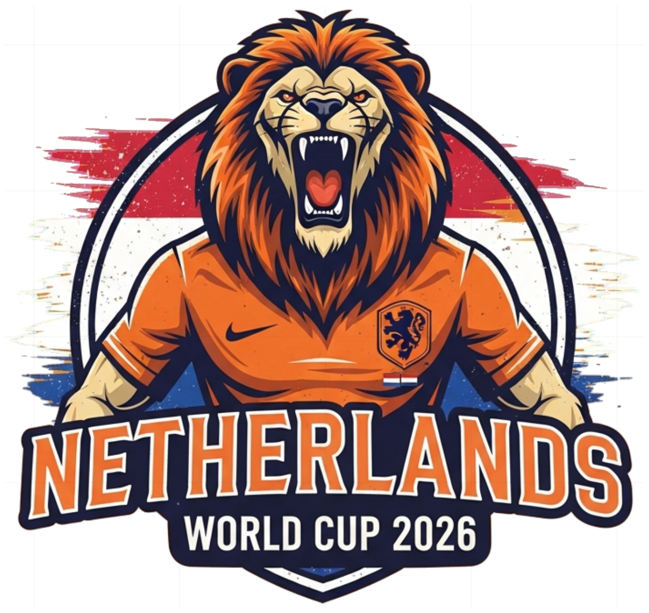 Áo Thun Trắng Đội Tuyển Hà Lan World Cup 2026 - Áo Phông Nam Nữ Form Rộng Unisex Cotton Streetwear Cực Chất - 220526-16-15-OEF