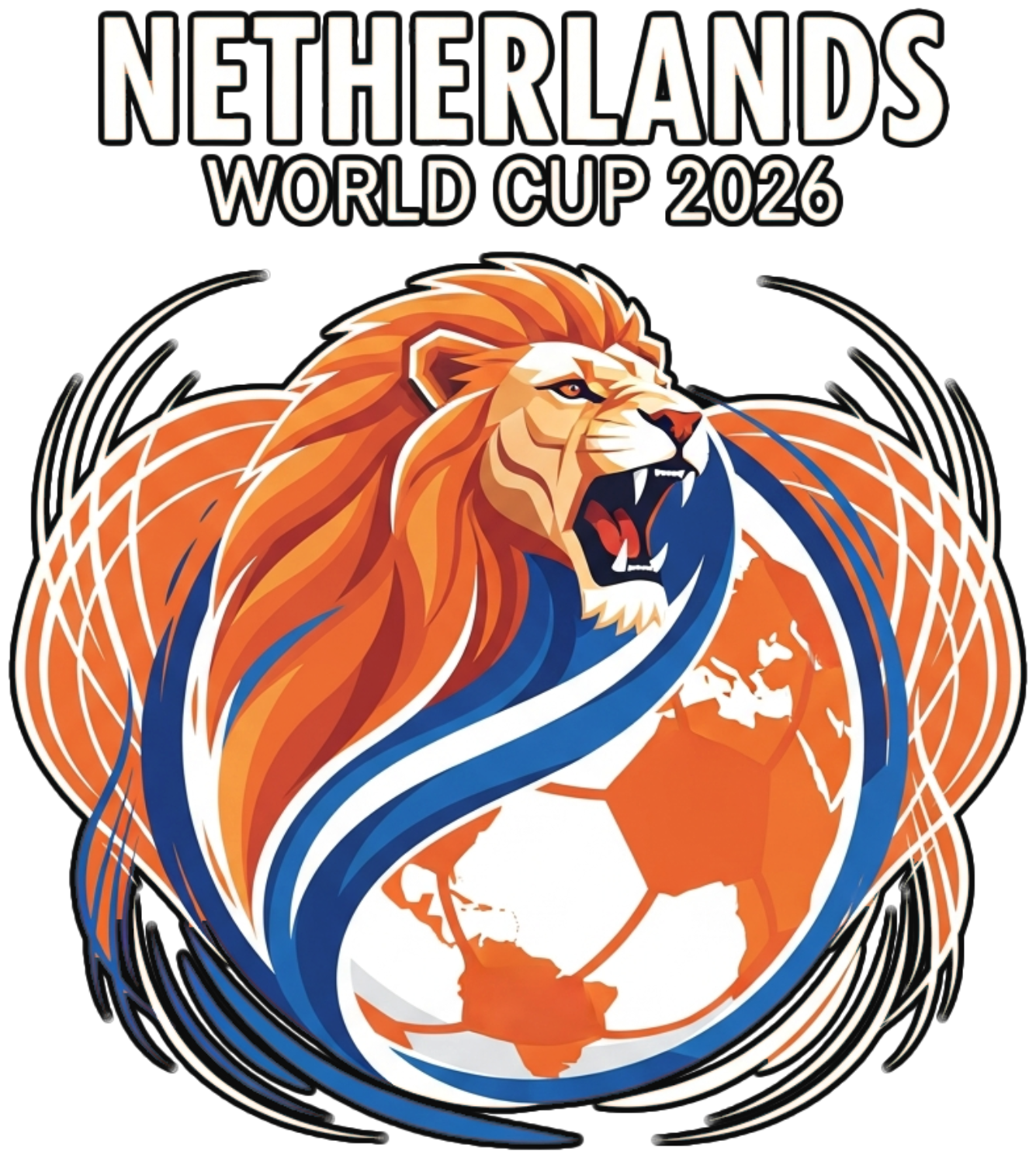 Áo Thun Unisex Đội Tuyển Hà Lan World Cup 2026 - Áo Phông Trắng Cotton 100% Form Rộng Slogan Design Xu Hướng Du Lịch Cực Chất - 220526-16-15-XQW