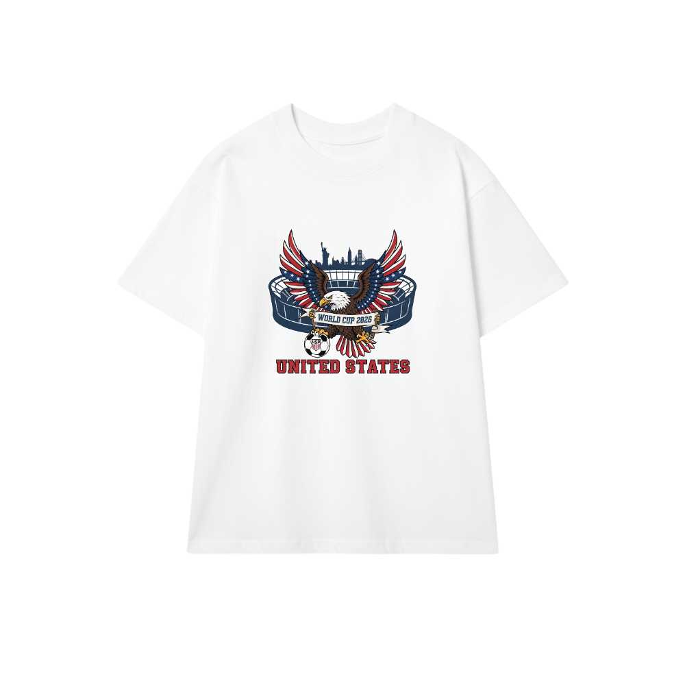 Áo Thun Unisex Form Rộng USA Team World Cup 2026 Cực Chất - Cotton 100% Co Giãn Thoáng Mát - Thời Trang Năng Động Đi Chơi Du Lịch - 220526-17-05-FLU