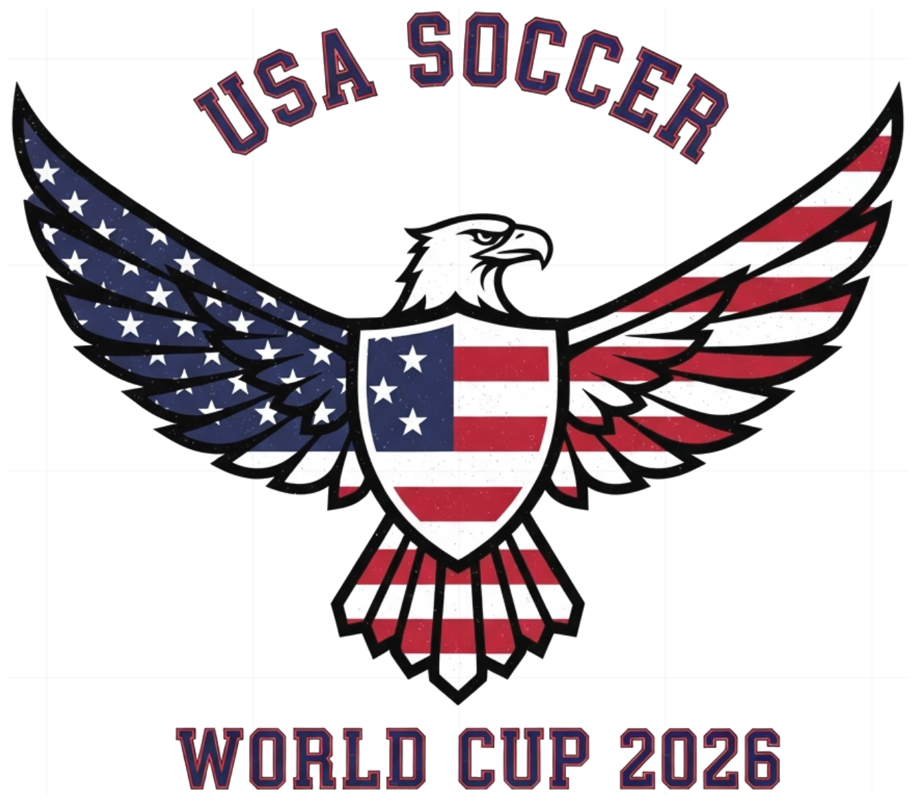 Áo Thun Trắng Unisex Form Rộng Cotton In Hình Đội Tuyển Mỹ World Cup 2026 Slogan Design - Thời Trang Streetwear Vi Vu Du Lịch Cực Chất - 220526-17-05-QXV
