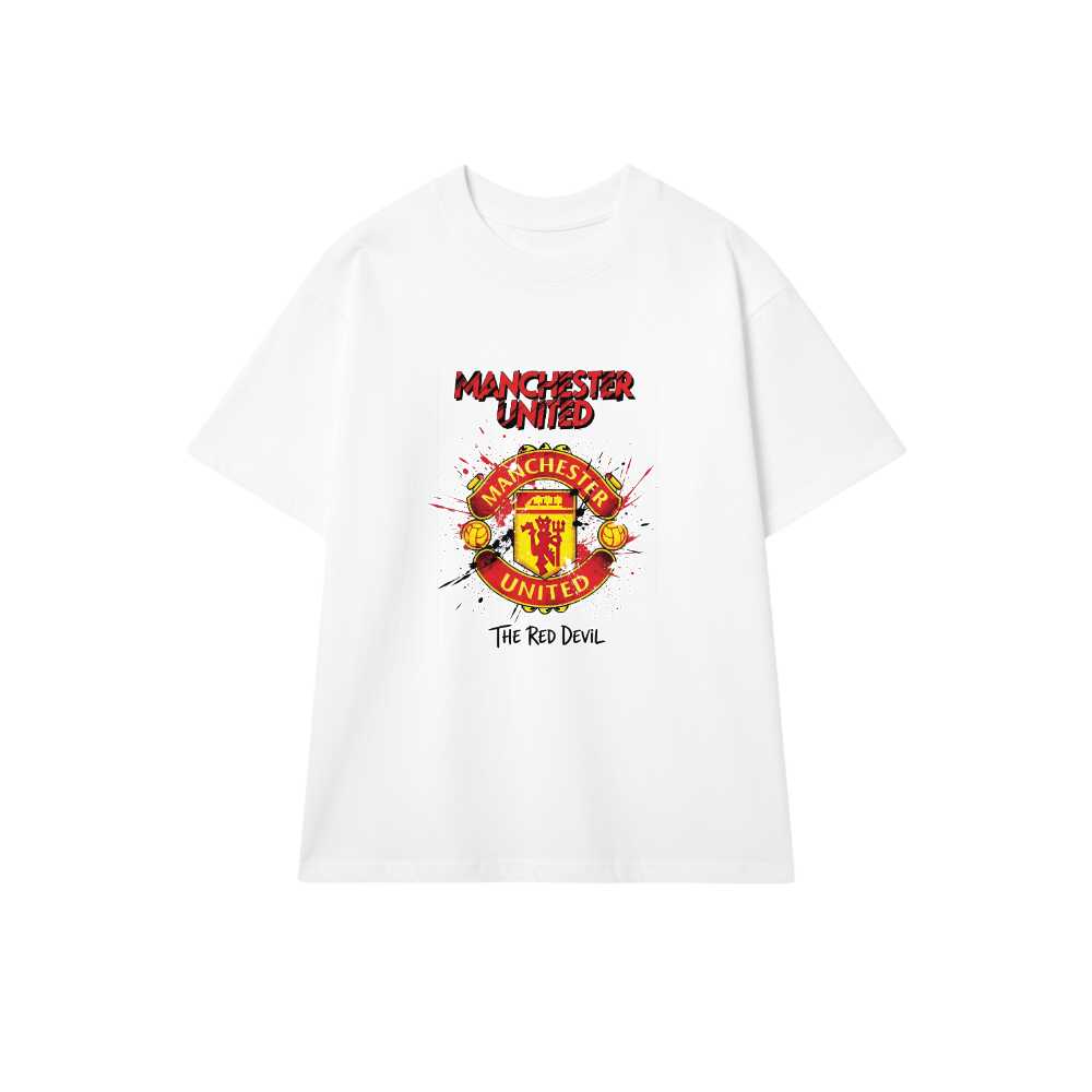 Áo Thun Manchester United Quỷ Đỏ The Red Devil Wild Art Cực Chất - Áo Phông MU Unisex Form Rộng Cotton 100% Streetwear Đỉnh Chóp 220526-17-25-XUH